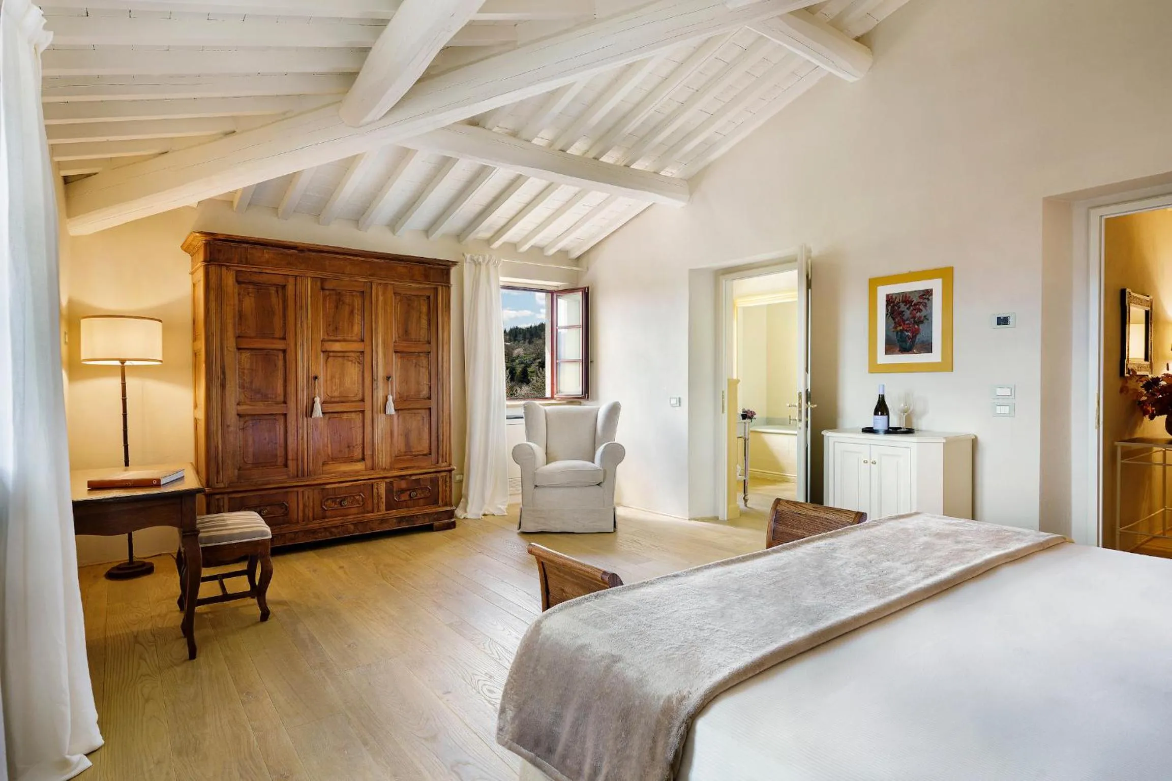 Bedroom, Bed in La Pietra Del Cabreo