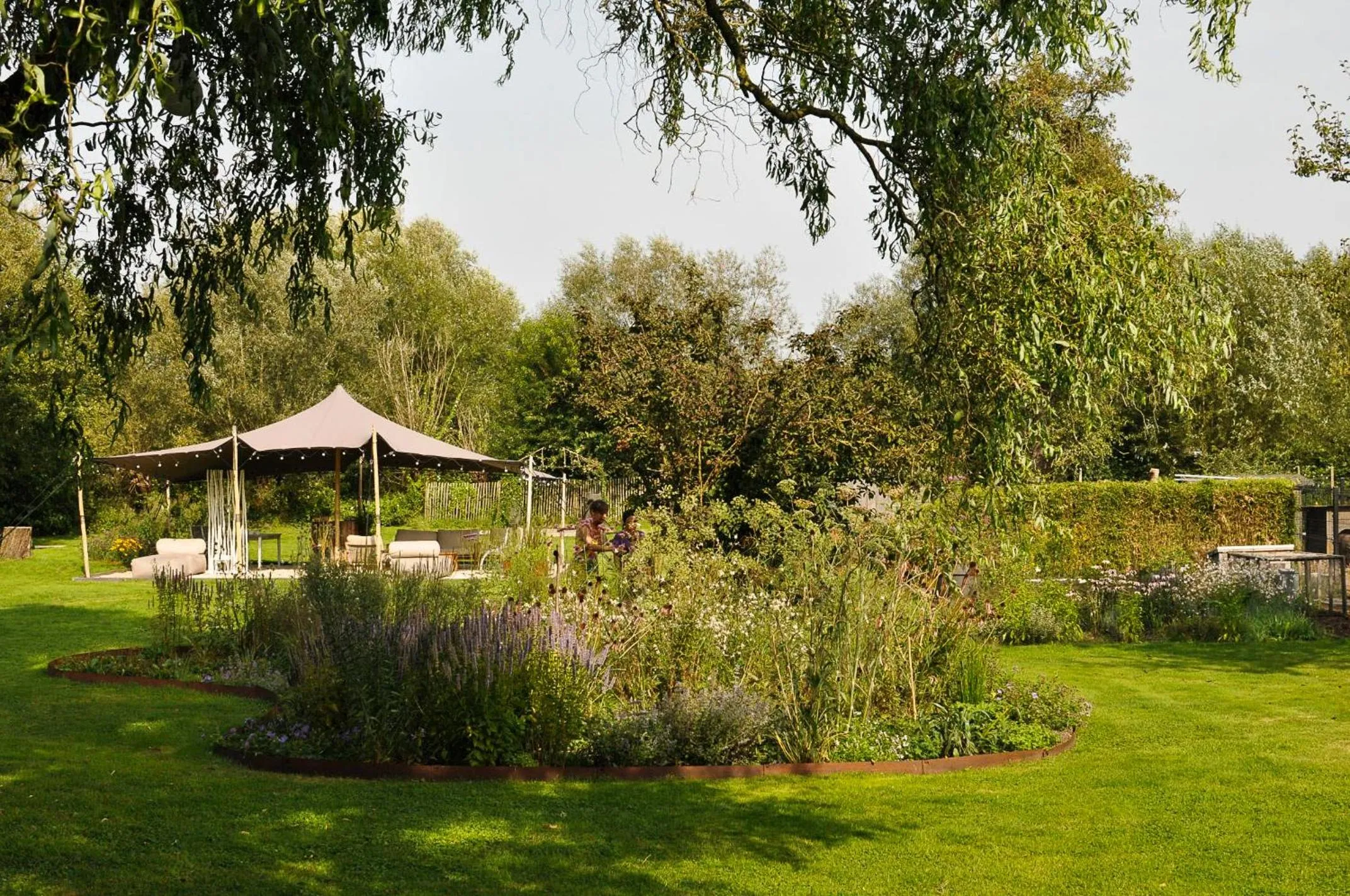 Garden in B&B Villa Tartine