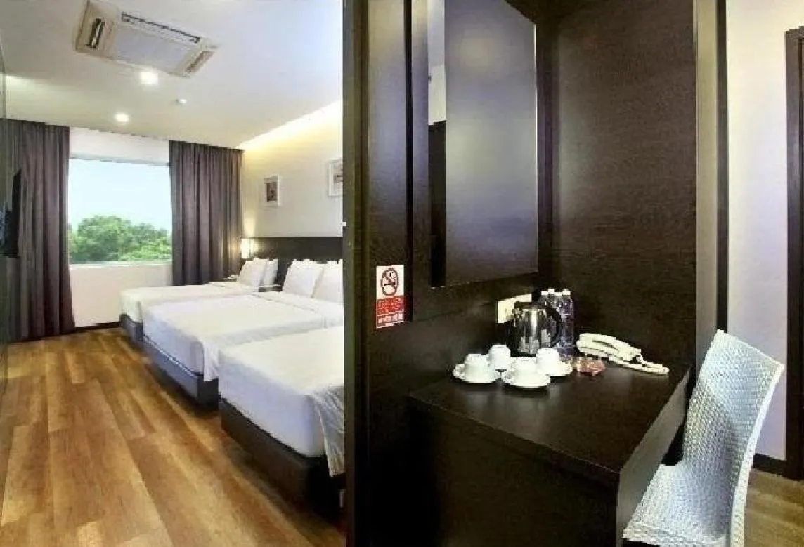 Bed in YANGTZE HOTEL 长江酒店