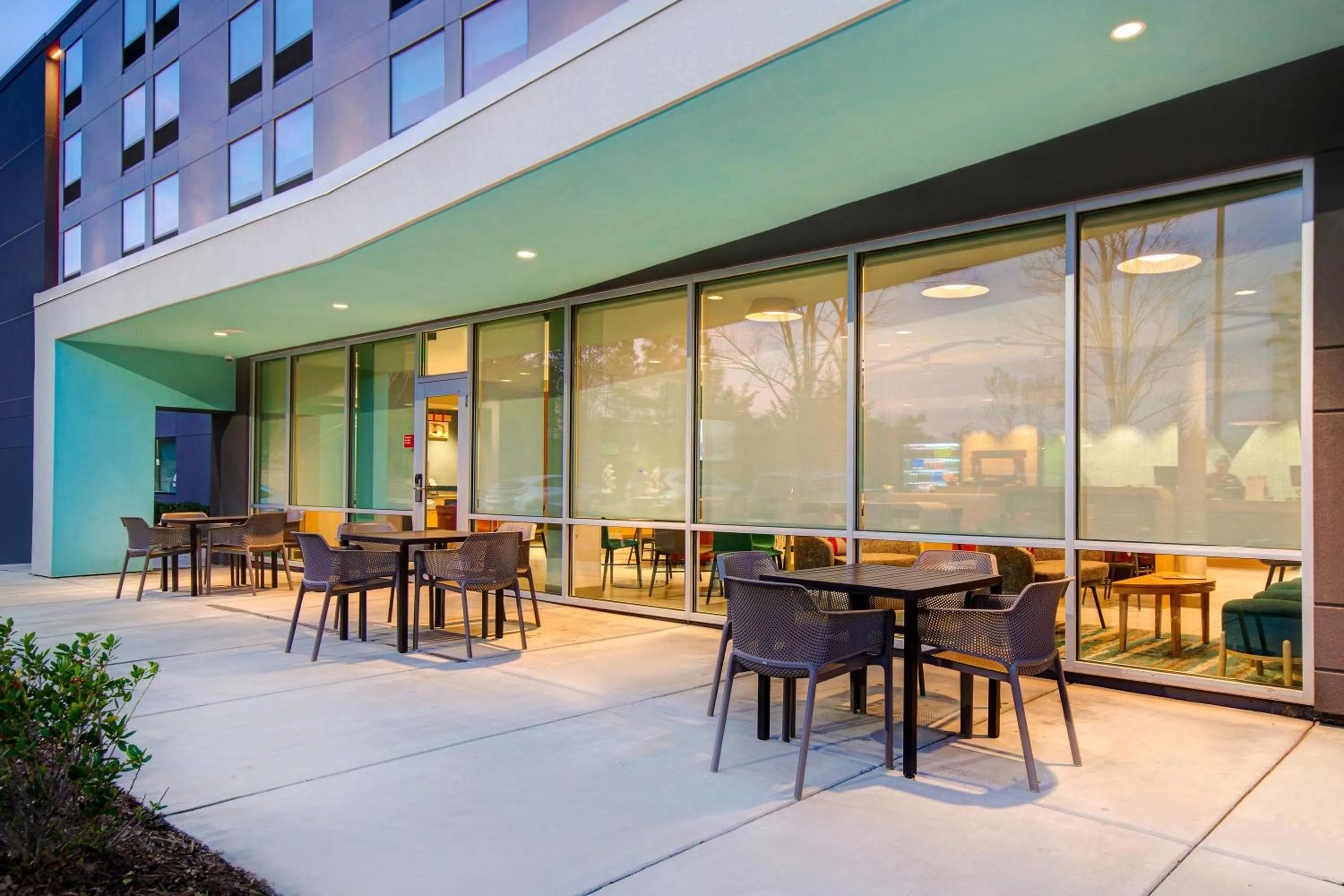 Patio in avid Hotel Fort Mill - Carowinds Blvd by IHG