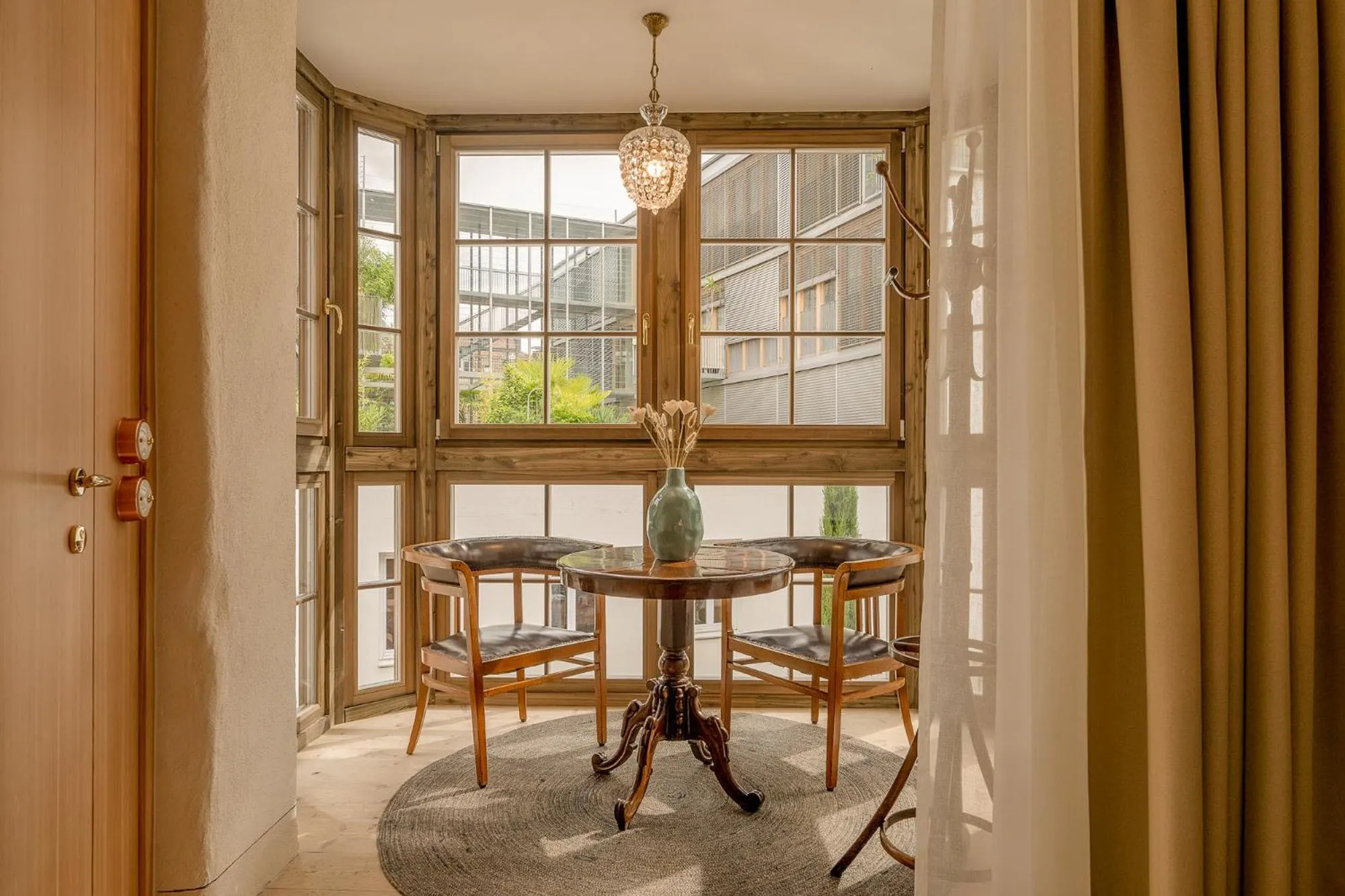 Seating area in Steinach Townhouse Meran