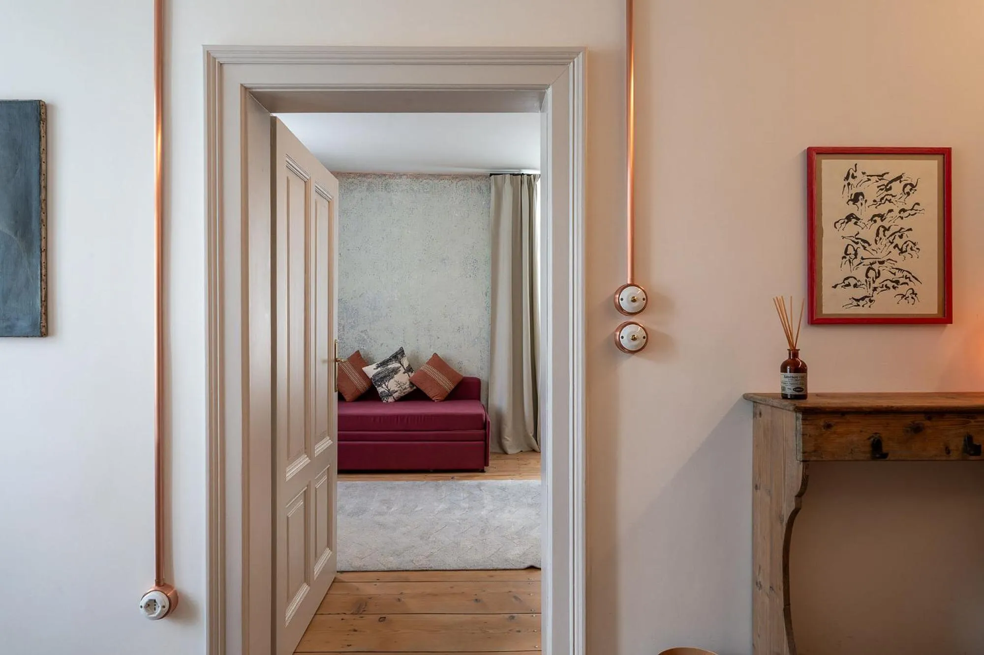 Seating area in Steinach Townhouse Meran