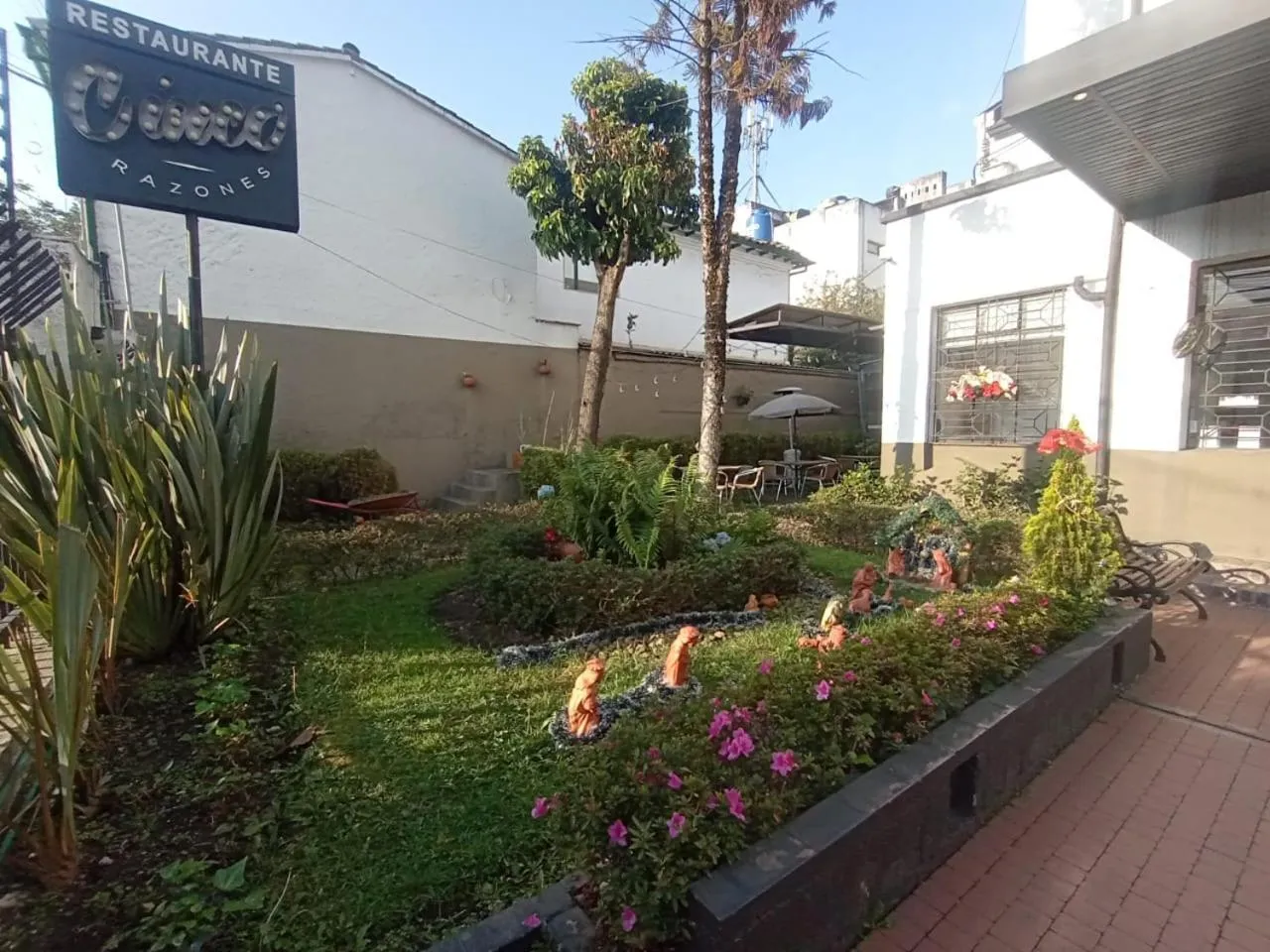 Garden in Hotel Casa Kolping