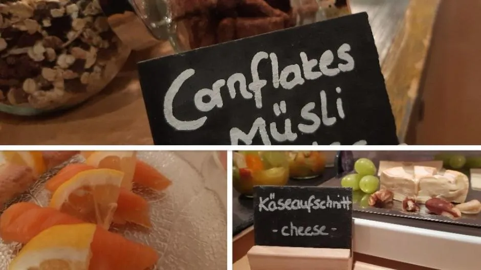 Buffet breakfast in Schiefes Haus