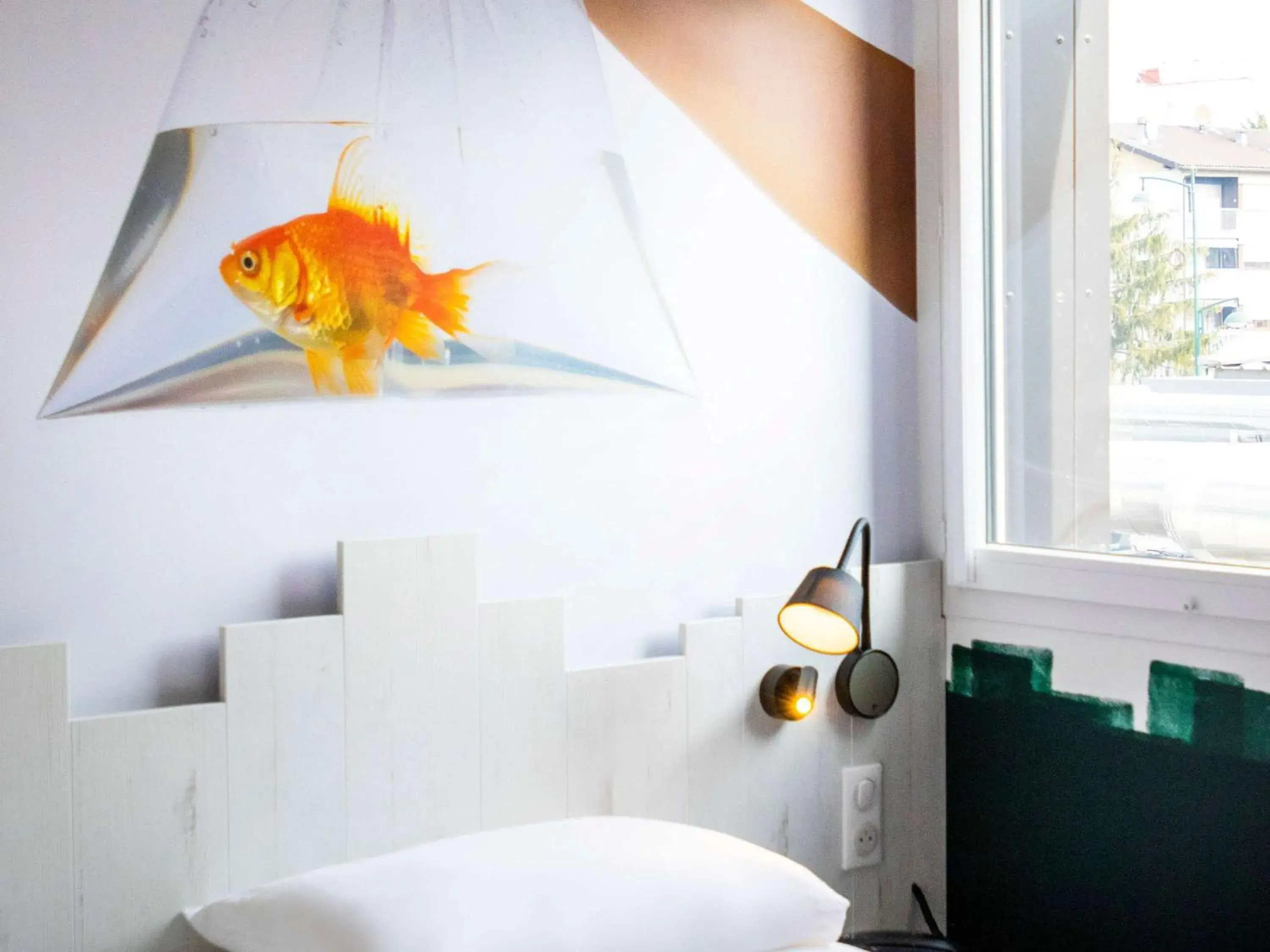 Bedroom in ibis Styles Thonon-les-Bains Bedroom in ibis Styles Thonon-les-Bains