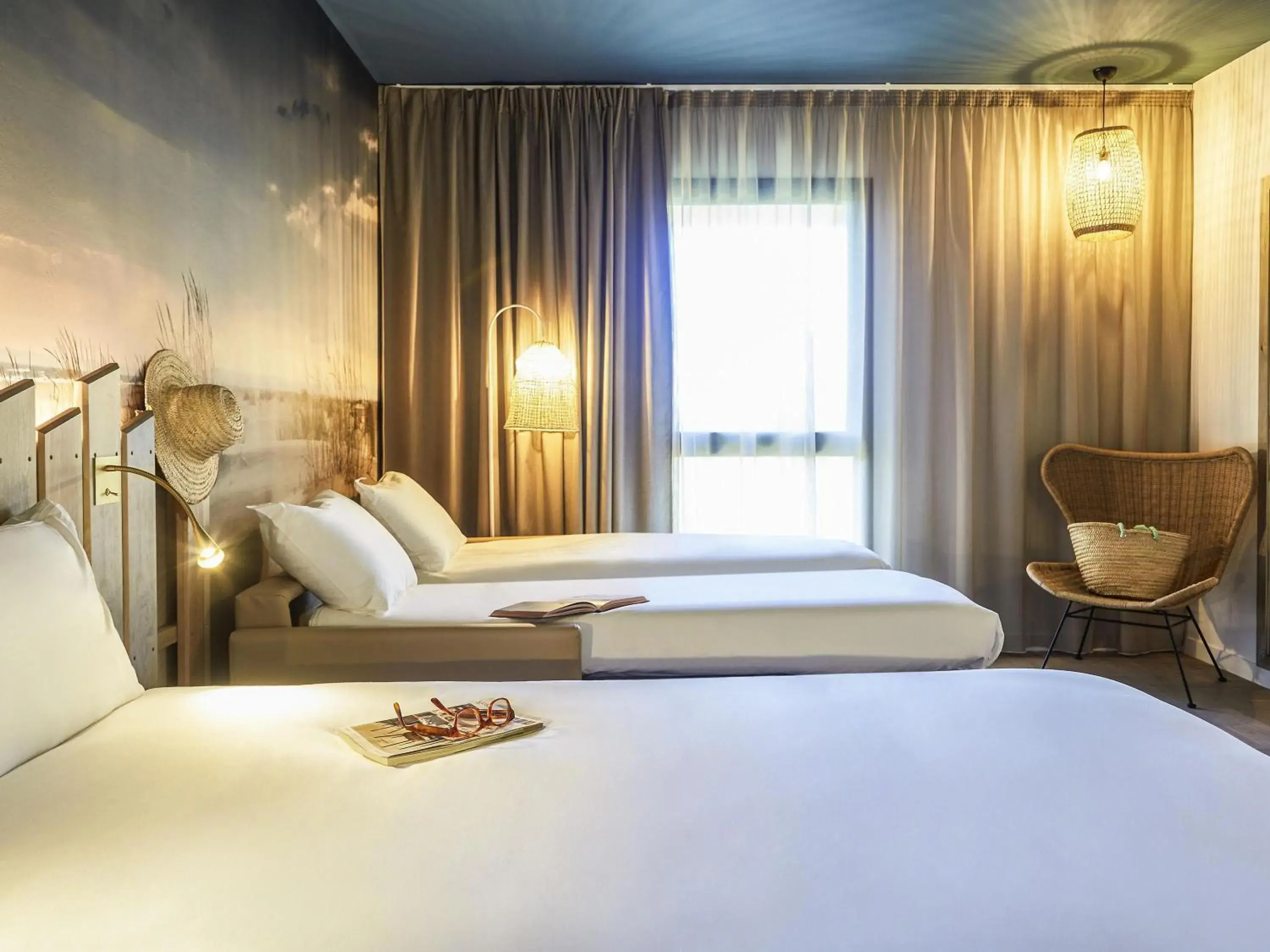 Bedroom, Bed in Ibis Styles Montpellier Aéroport Parc Des Expos Bedroom, Bed in Ibis Styles Montpellier Aéroport Parc Des Expos