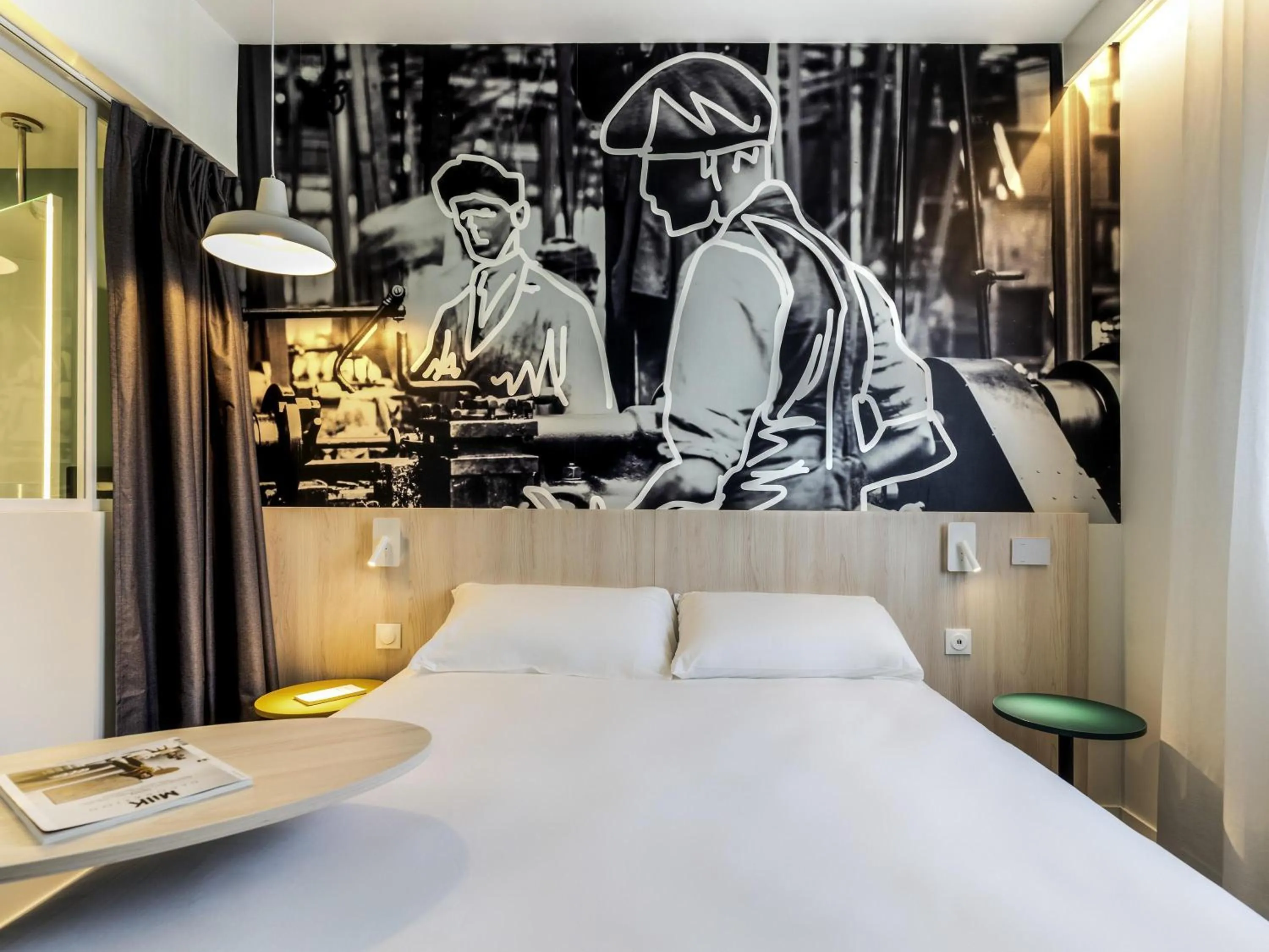 Bedroom, Bed in ibis Styles Limoges Centre