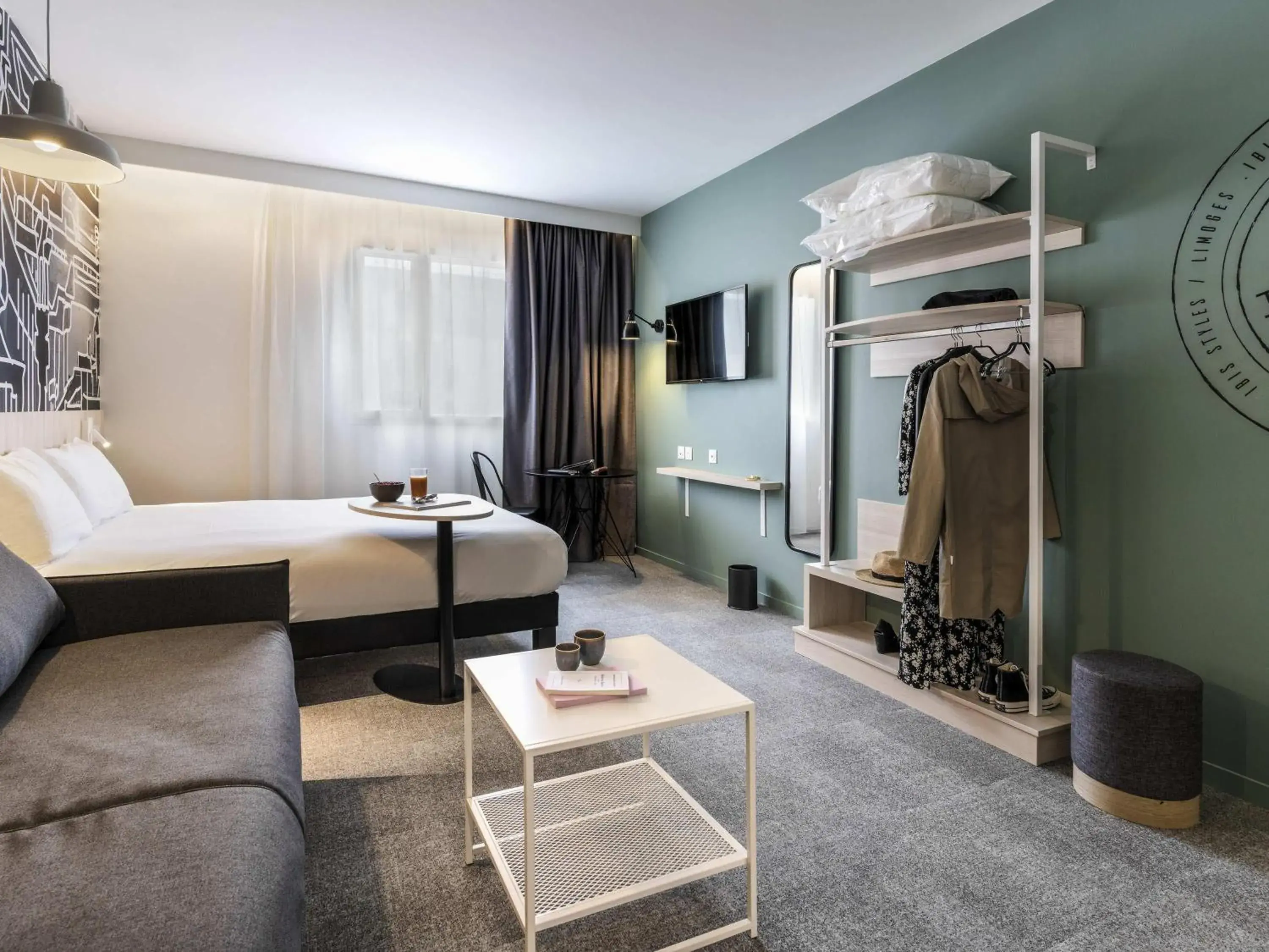 Bedroom, Bed in ibis Styles Limoges Centre Bedroom, Bed in ibis Styles Limoges Centre