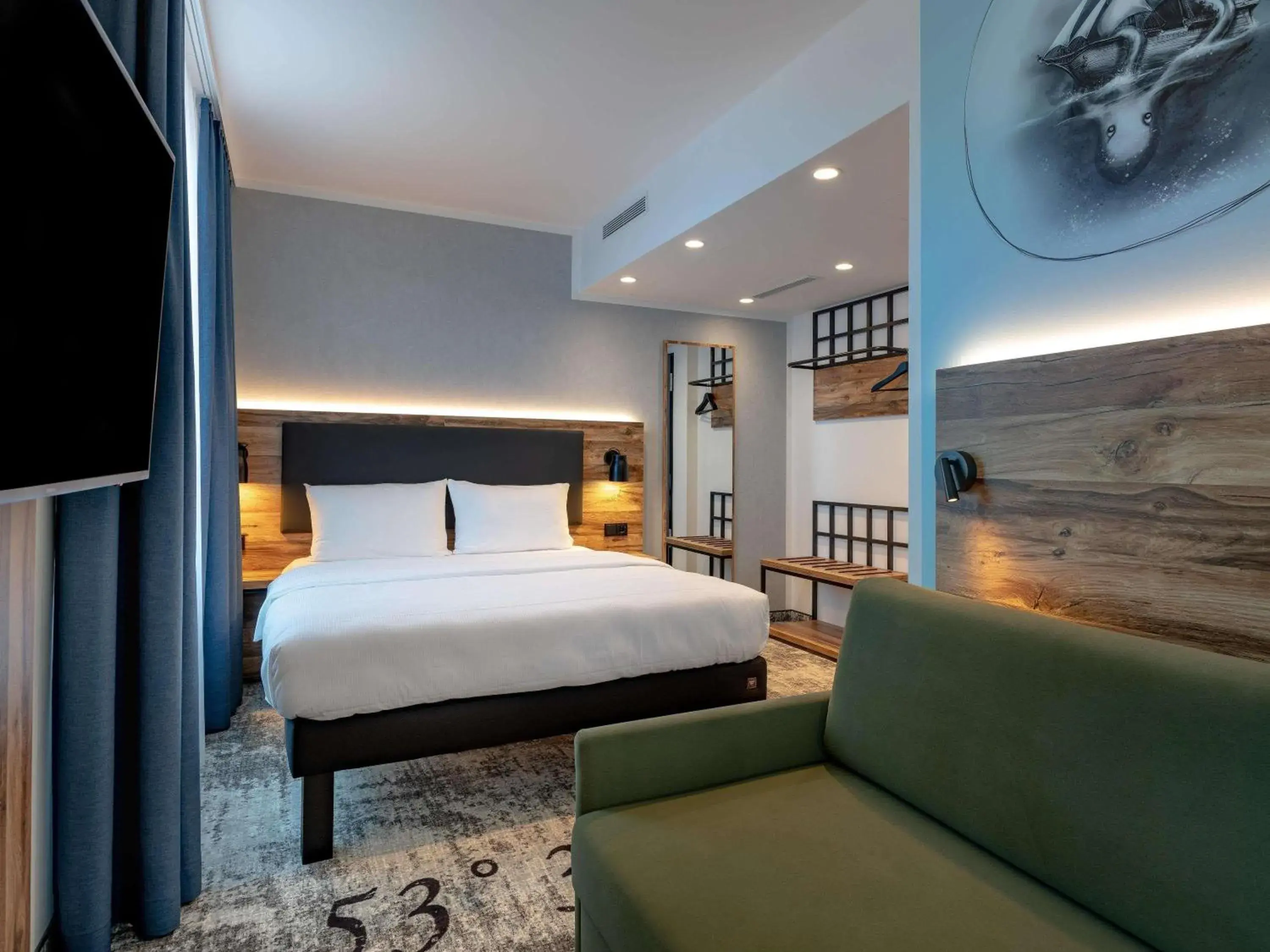 Bedroom, Bed in ibis Styles Hamburg Barmbek Bedroom, Bed in ibis Styles Hamburg Barmbek