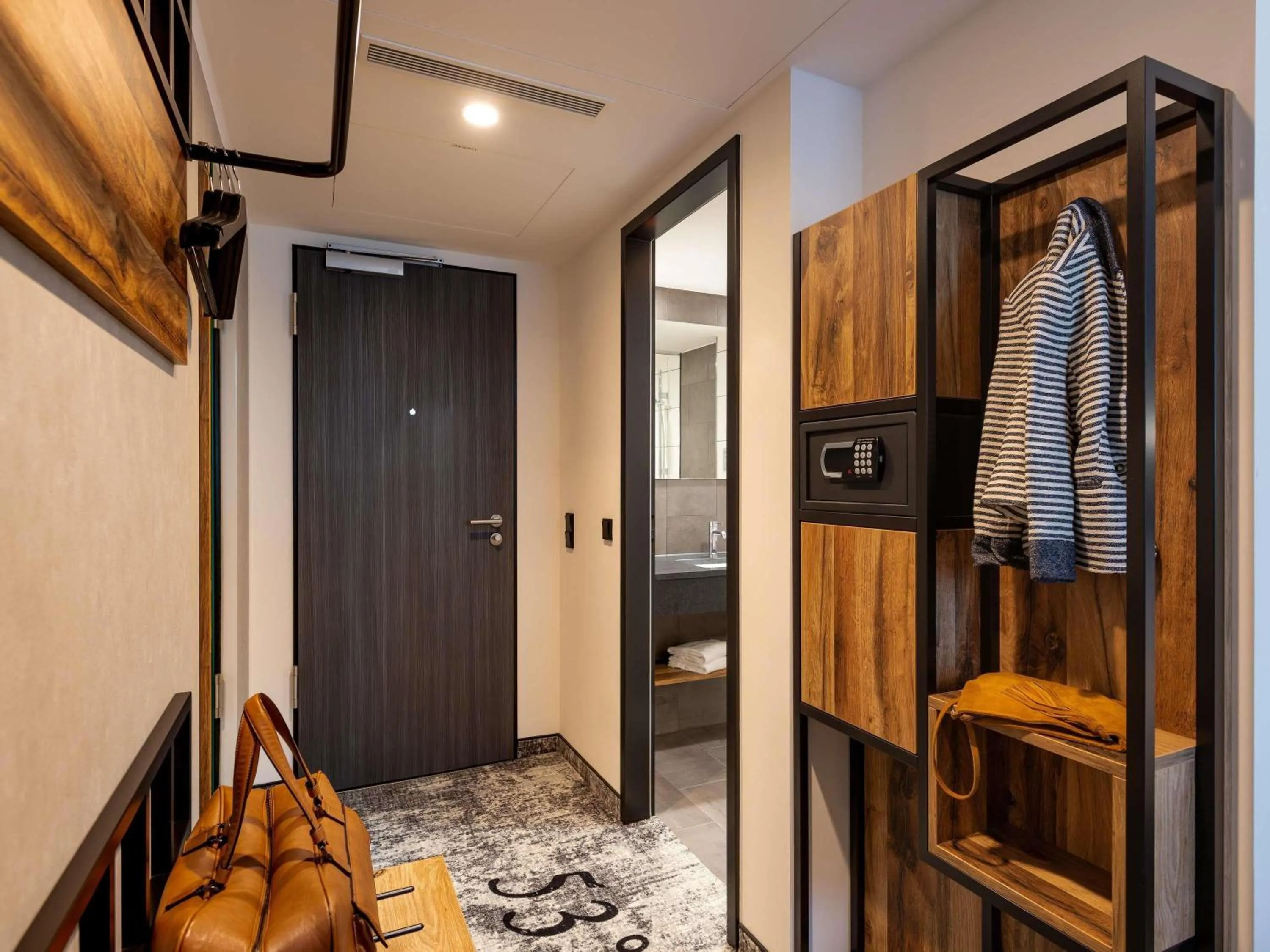 Bedroom in ibis Styles Hamburg Barmbek