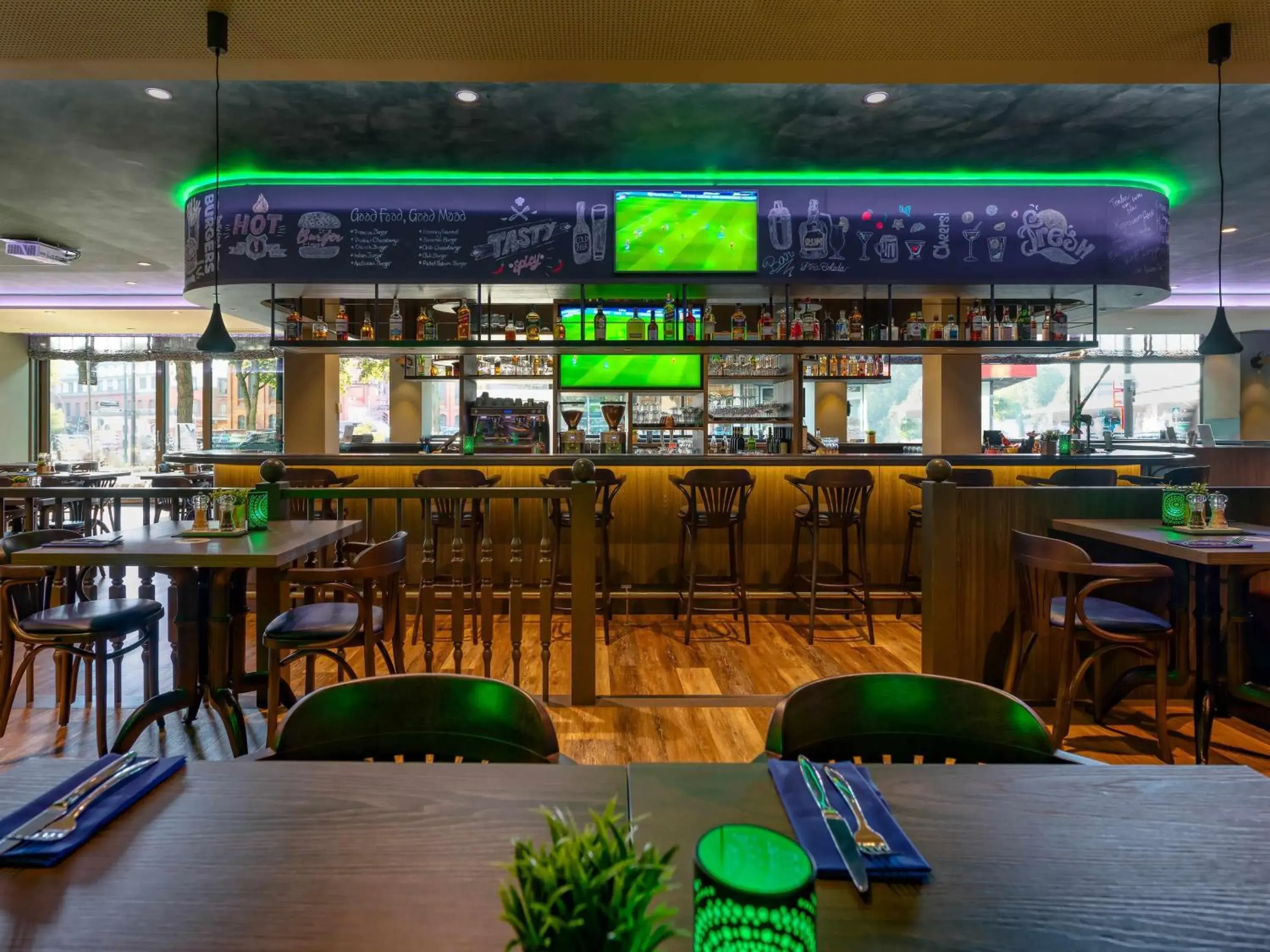 Lounge or bar in ibis Styles Hamburg Barmbek Lounge or bar in ibis Styles Hamburg Barmbek