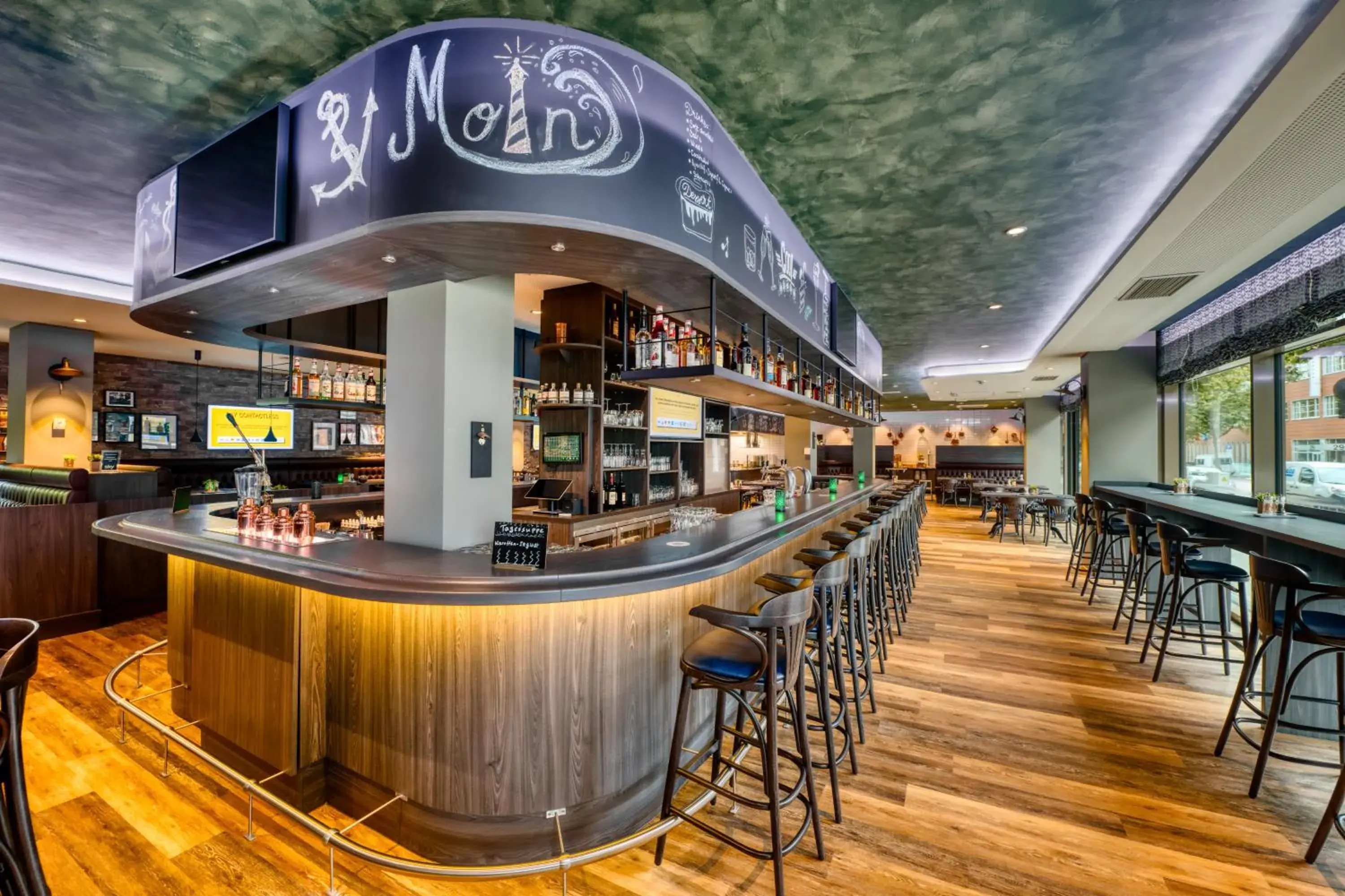 Lounge or bar in ibis Styles Hamburg Barmbek Lounge or bar in ibis Styles Hamburg Barmbek