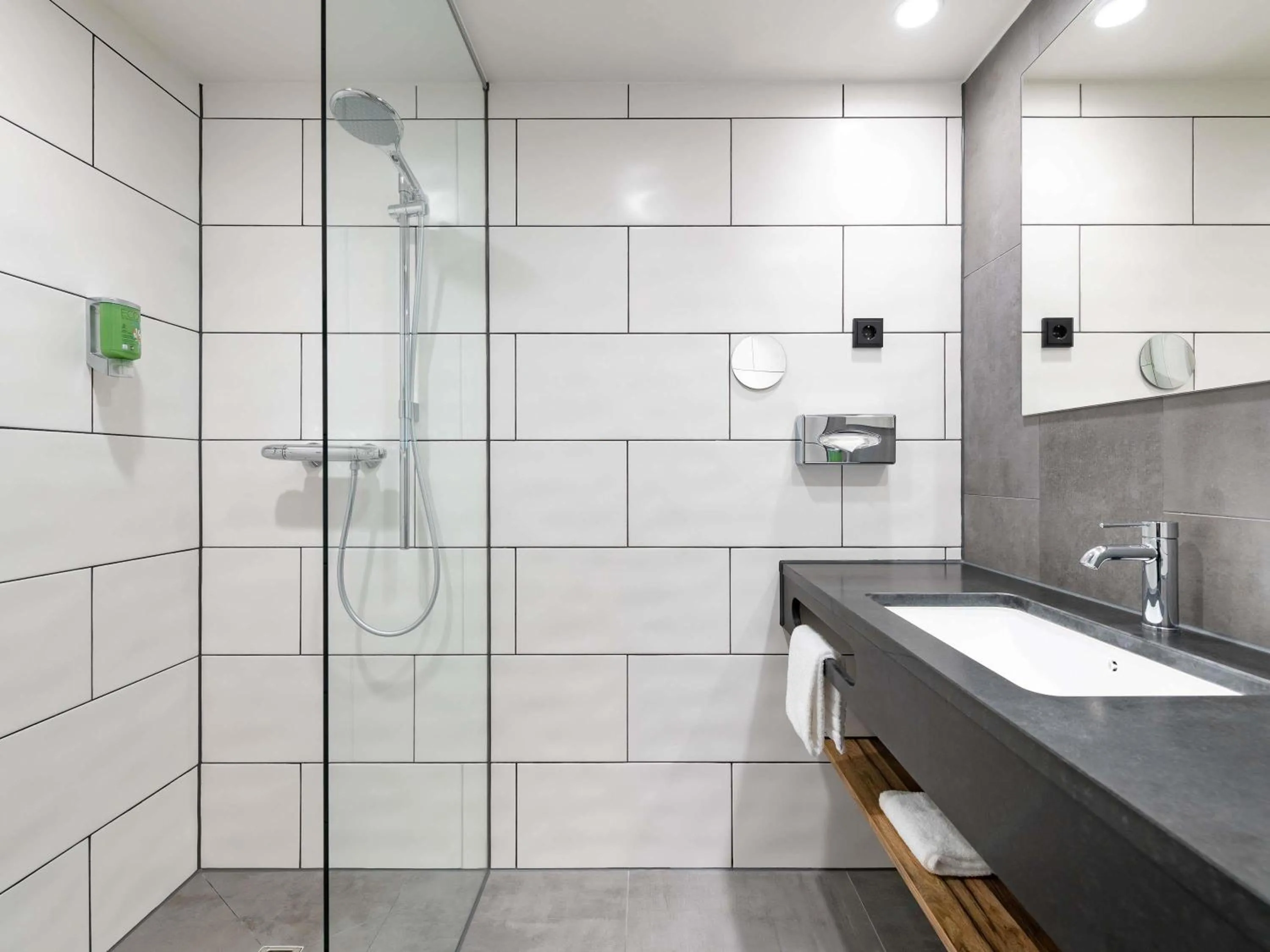 Bedroom in ibis Styles Hamburg Barmbek