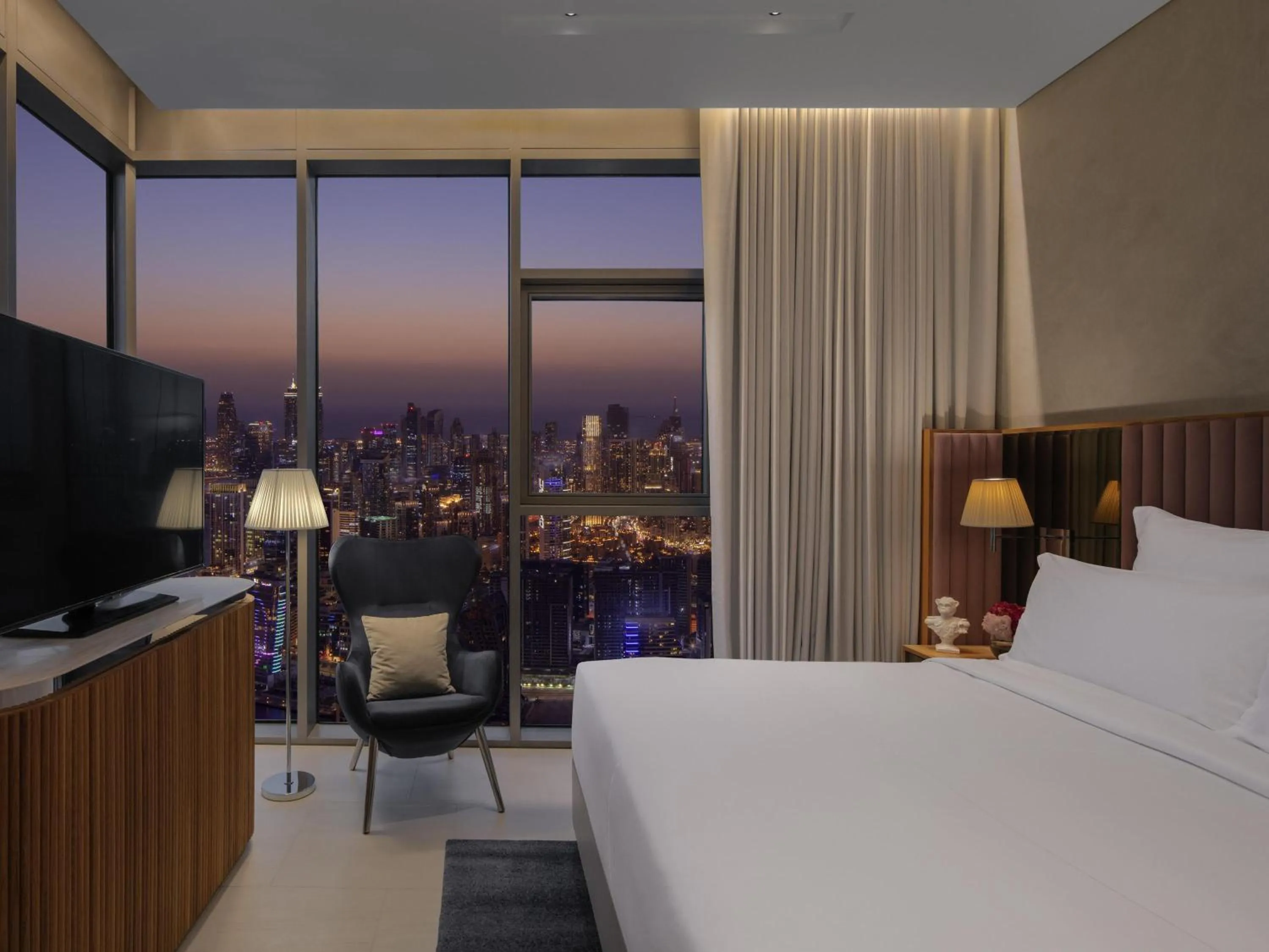 Bedroom, Bed in SLS Dubai Hotel & Residences