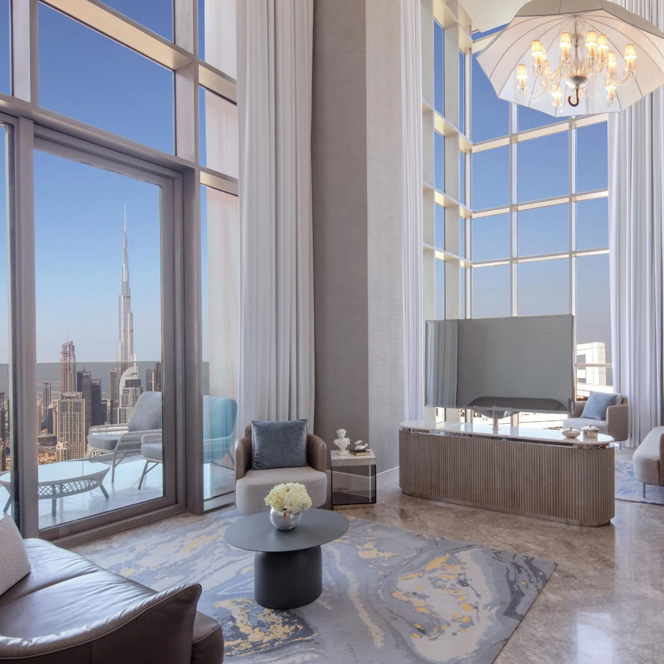 Living room in SLS Dubai Hotel & Residences