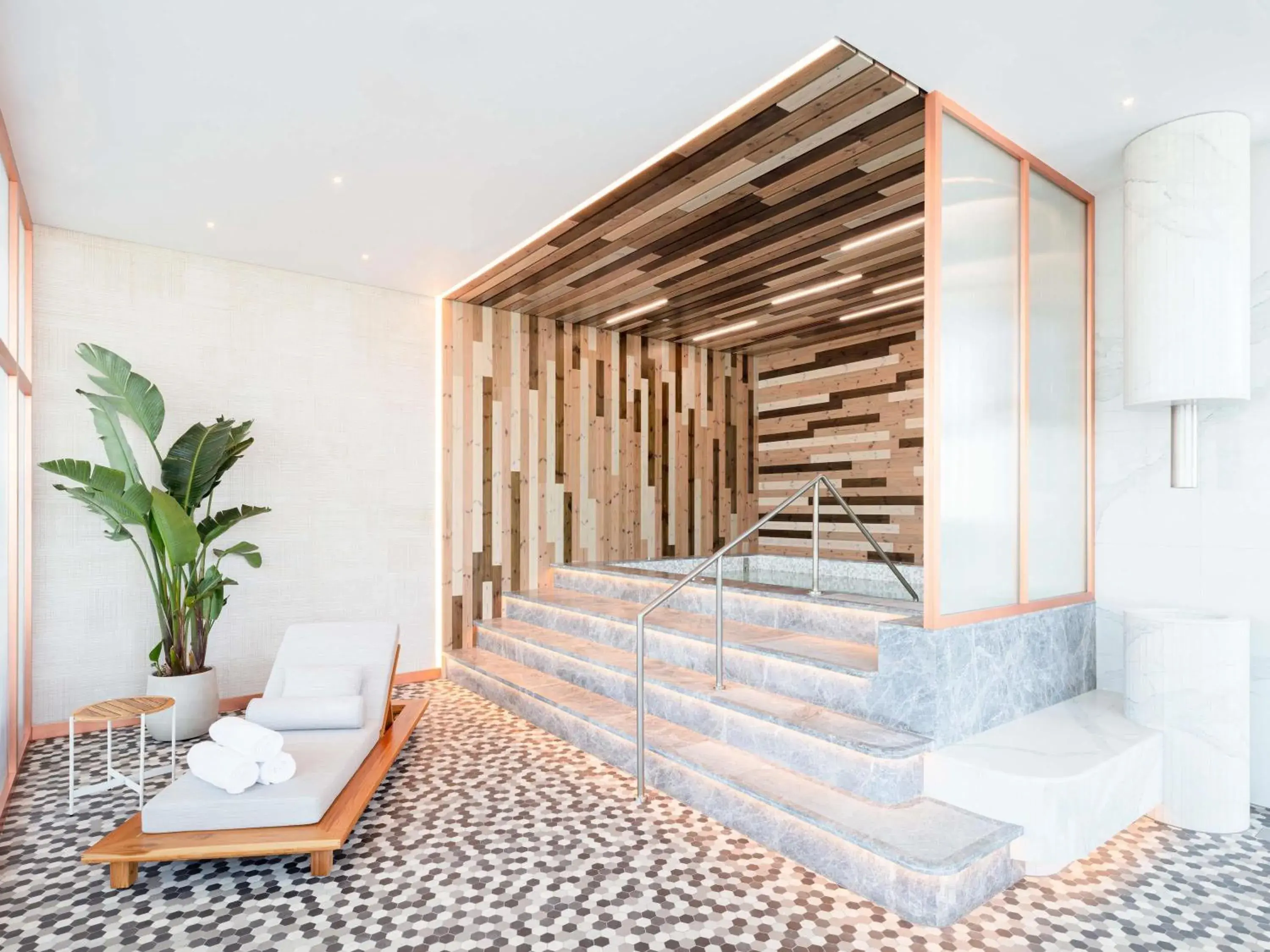 Spa and wellness centre/facilities in SLS Dubai Hotel & Residences Spa and wellness centre/facilities in SLS Dubai Hotel & Residences