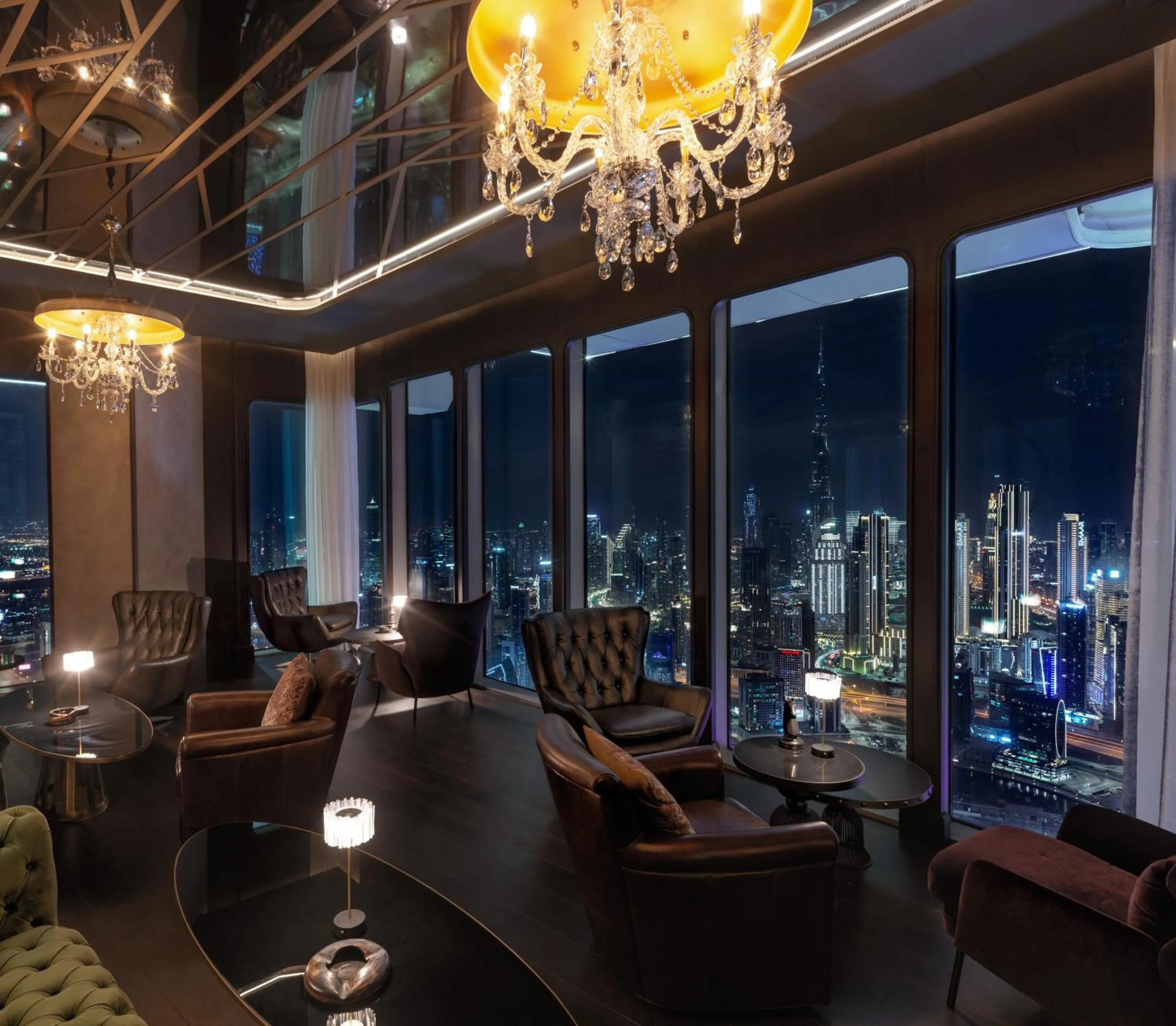Lounge or bar in SLS Dubai Hotel & Residences
