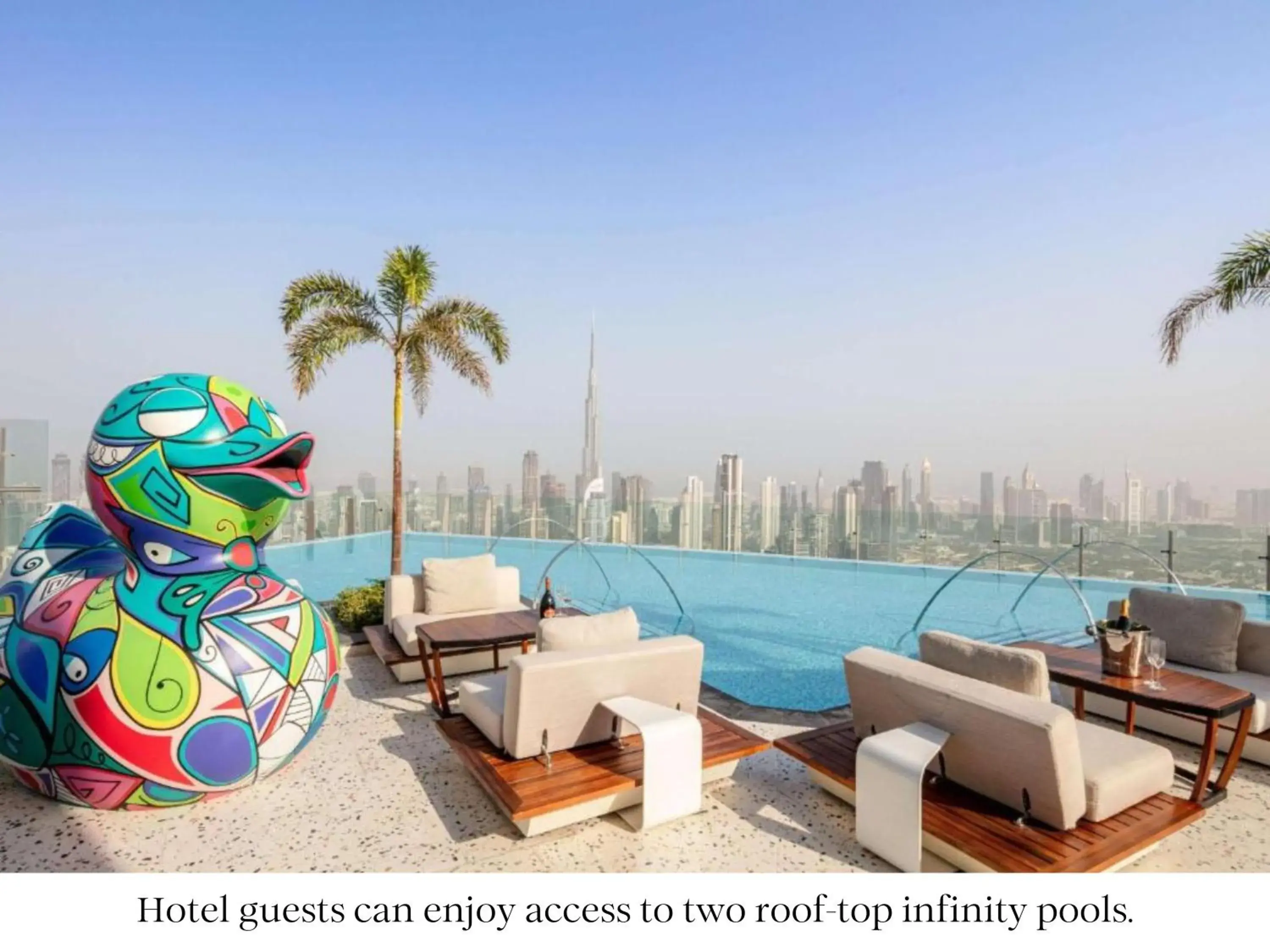 Swimming pool in SLS Dubai Hotel & Residences Swimming pool in SLS Dubai Hotel & Residences