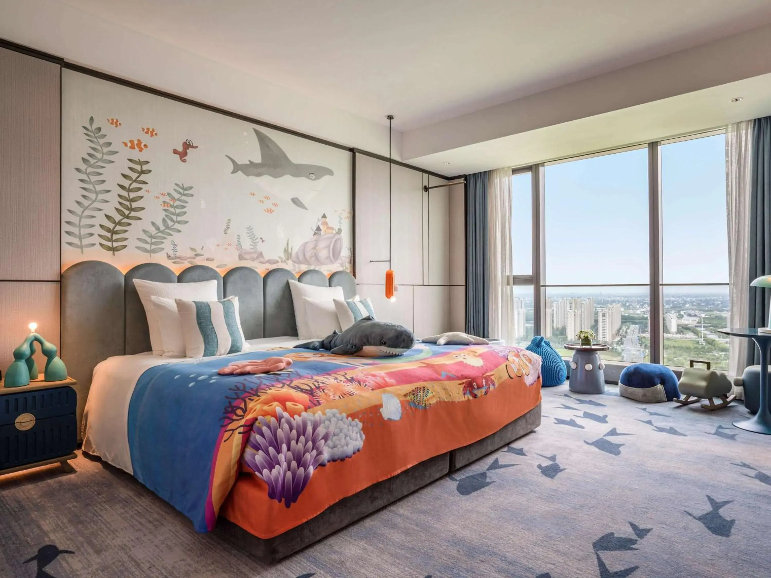 Photo of the whole room, Bed in Pullman Jiaxing Pinghu Excellence Photo of the whole room, Bed in Pullman Jiaxing Pinghu Excellence