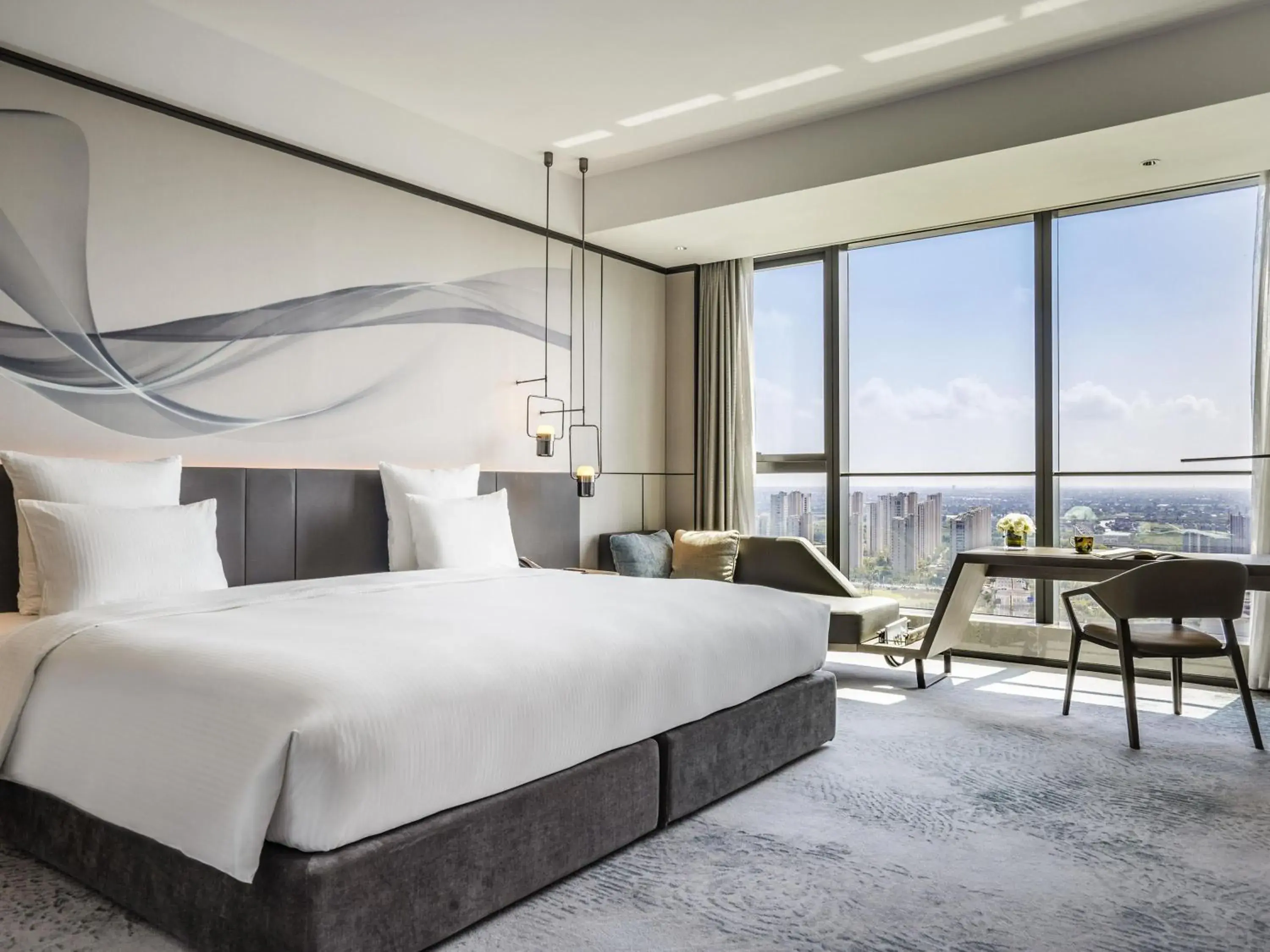 Bedroom, Bed in Pullman Jiaxing Pinghu Excellence Bedroom, Bed in Pullman Jiaxing Pinghu Excellence