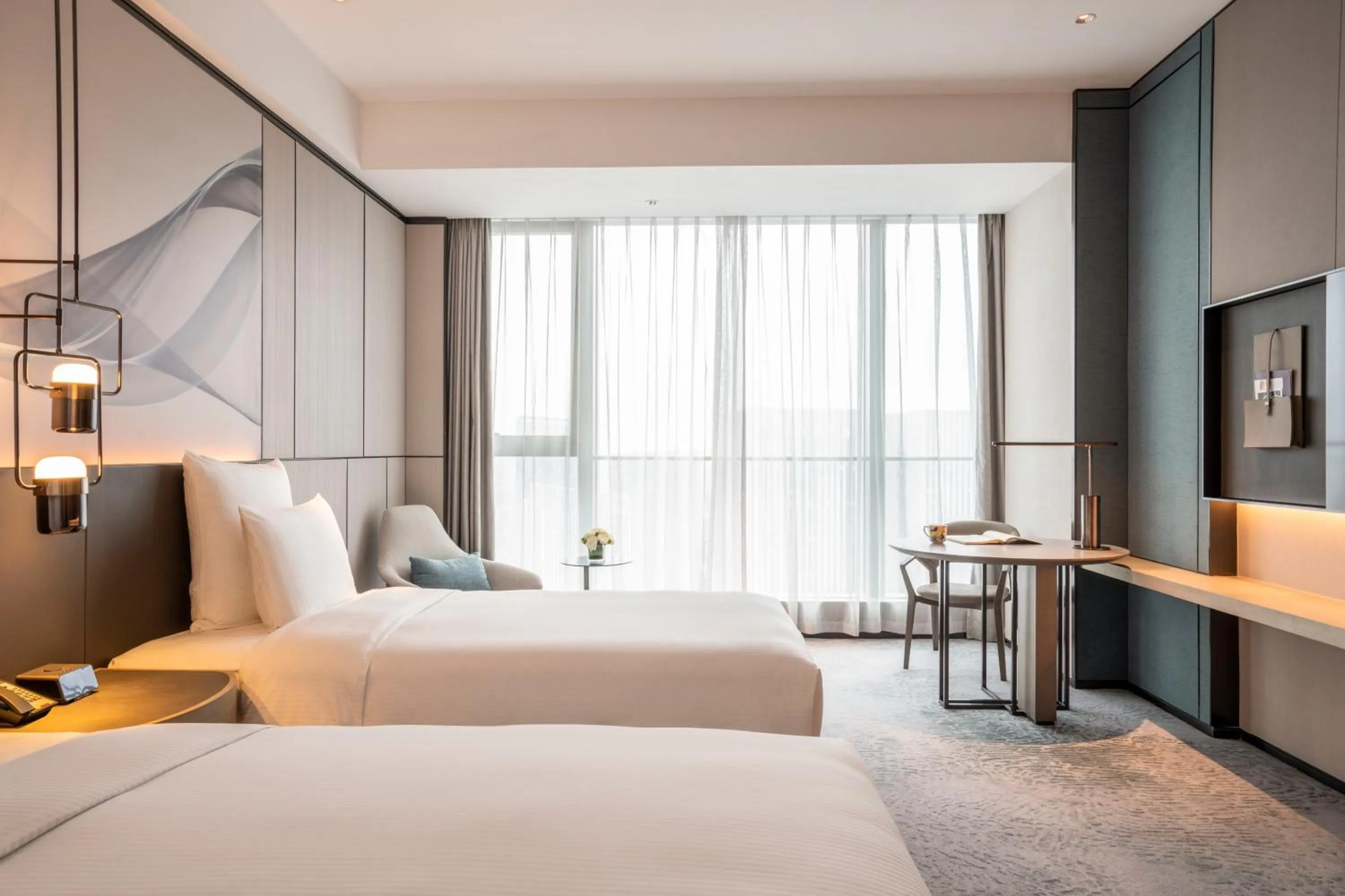 Bed in Pullman Jiaxing Pinghu Excellence