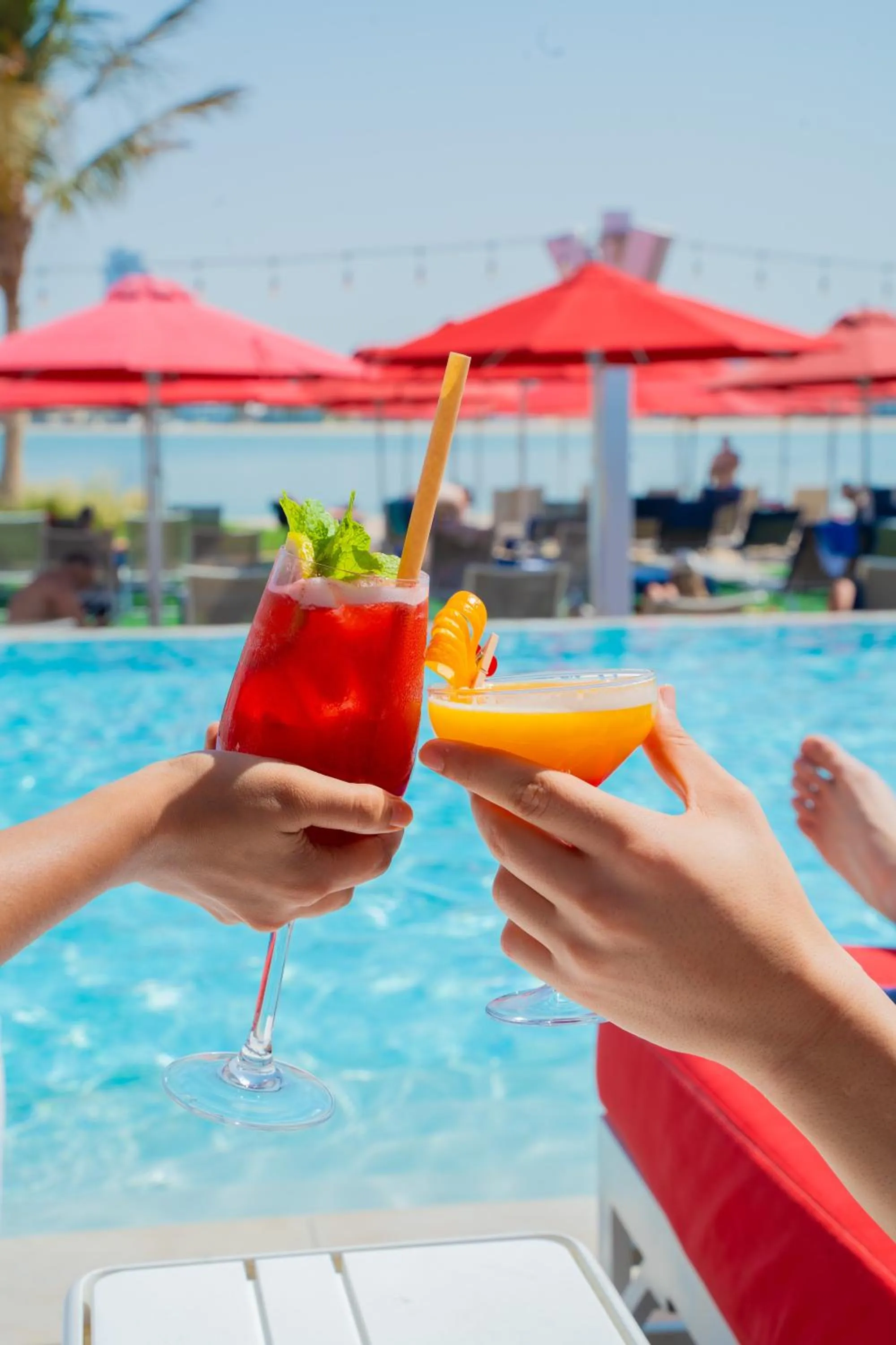 Beach in Th8 Palm Dubai Beach Resort, Vignette Collection by IHG