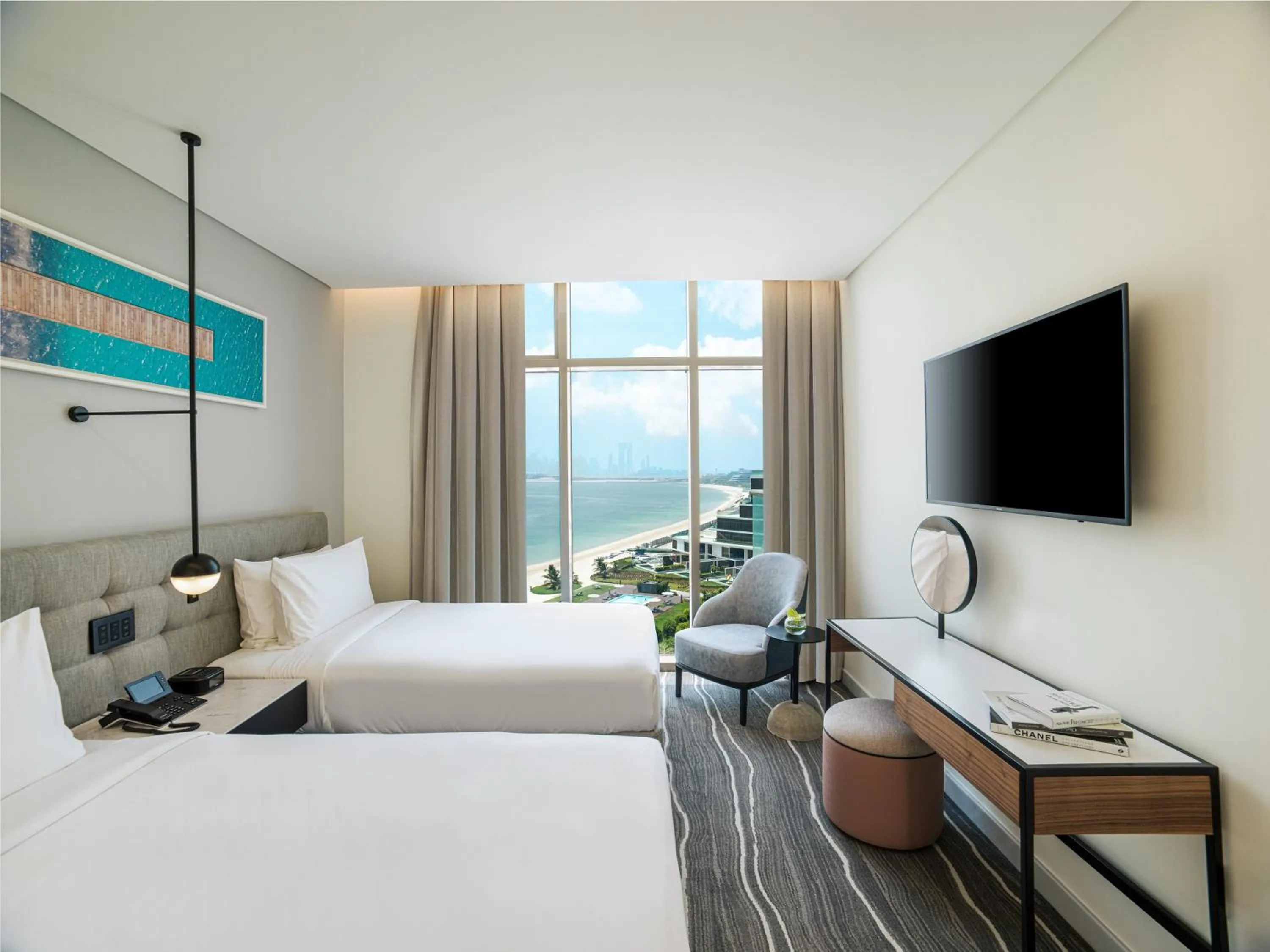 Photo of the whole room, Bed in Th8 Palm Dubai Beach Resort Vignette Collection, an IHG hotel