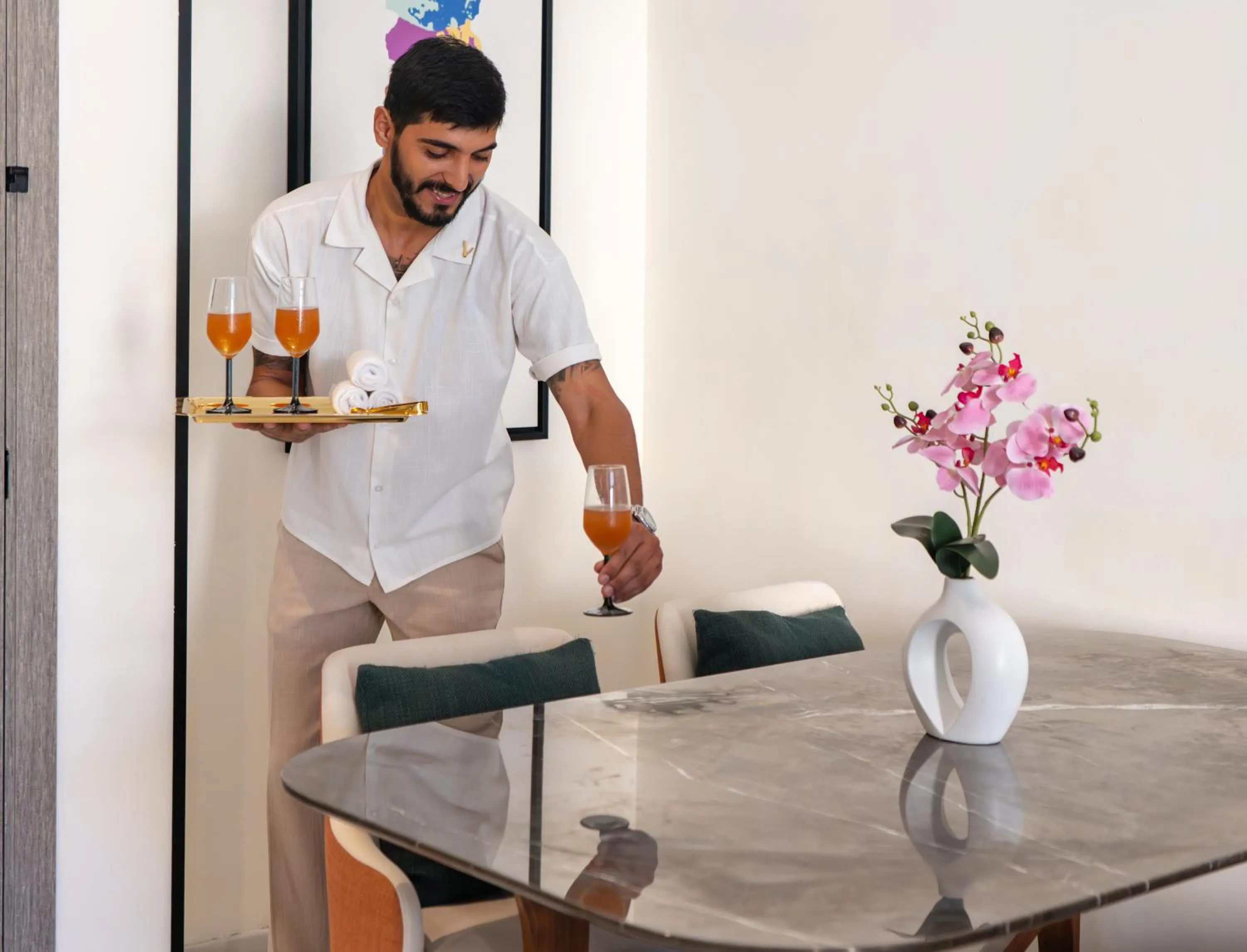 Drinks in Th8 Palm Dubai Beach Resort, Vignette Collection by IHG