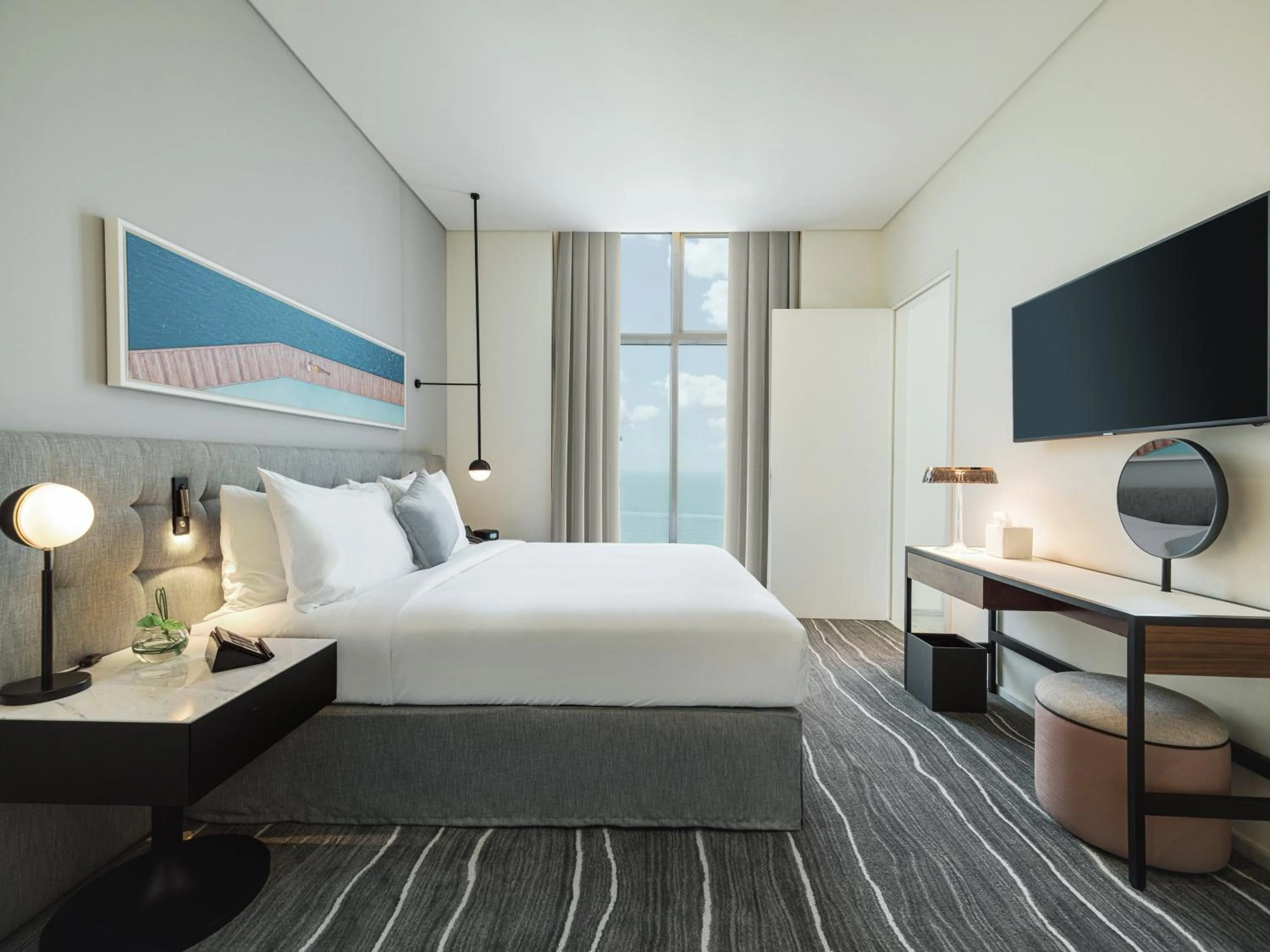Photo of the whole room, Bed in Th8 Palm Dubai Beach Resort Vignette Collection, an IHG hotel