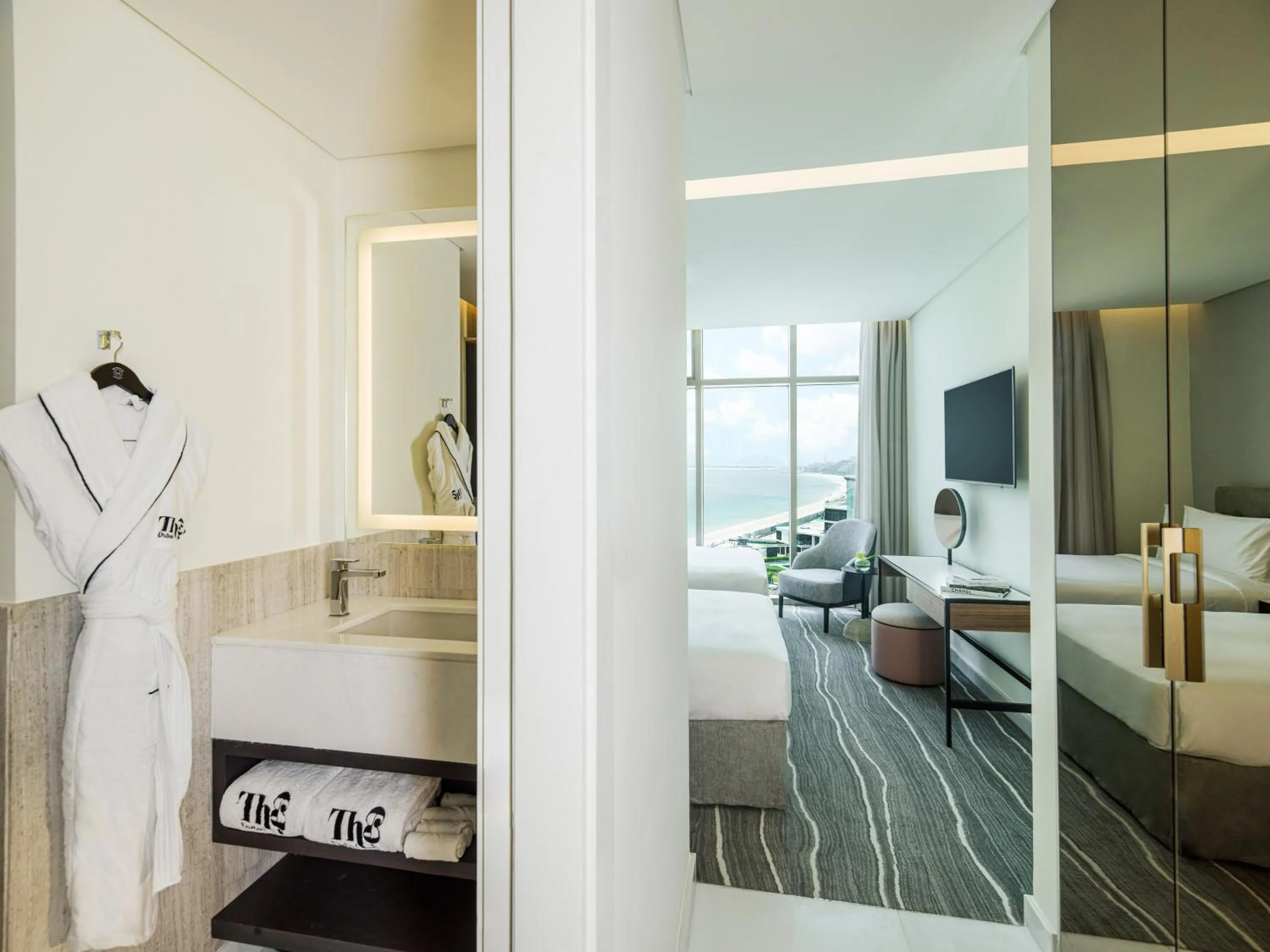 Bathroom in Th8 Palm Dubai Beach Resort Vignette Collection, an IHG hotel