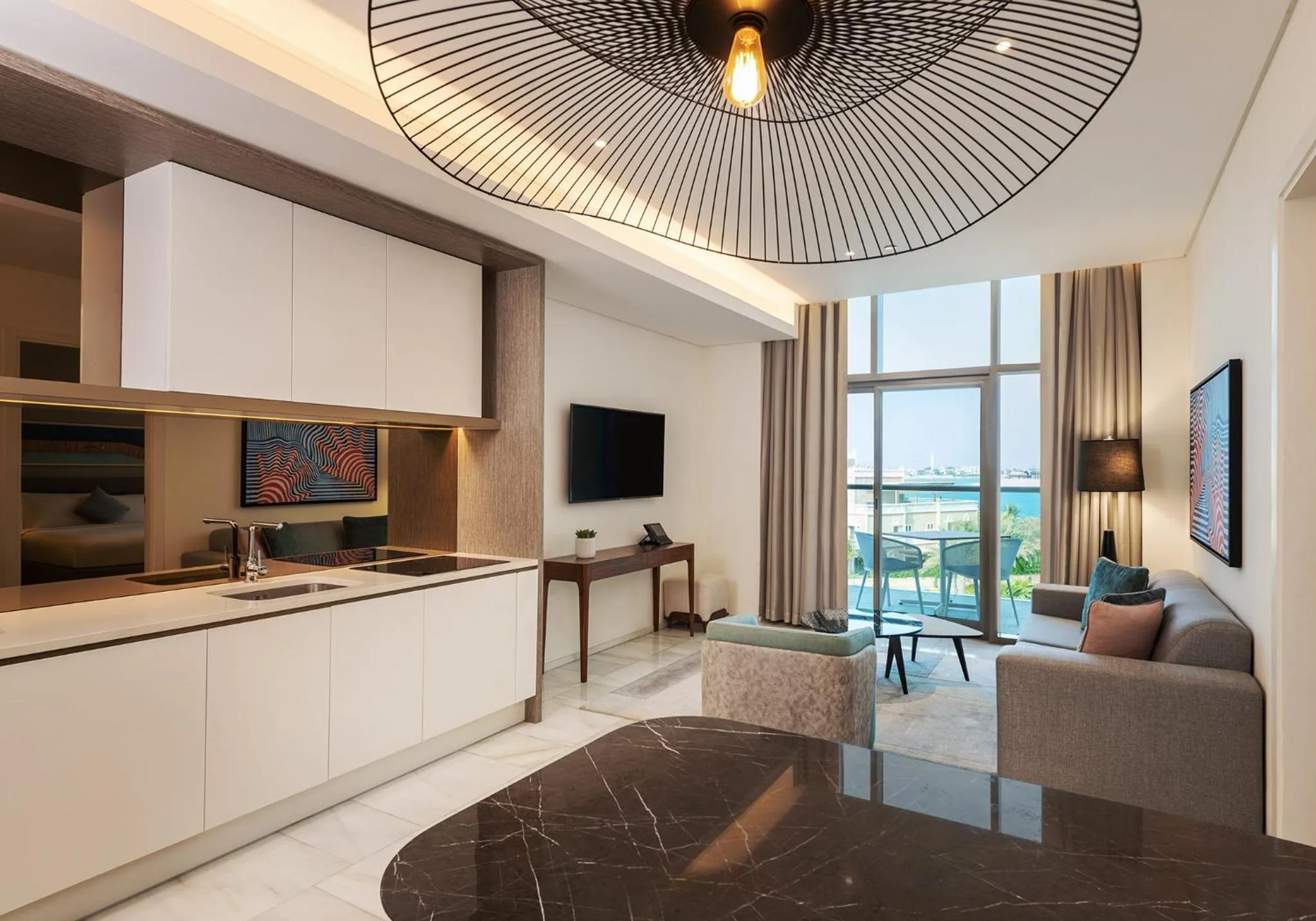 Photo of the whole room in Th8 Palm Dubai Beach Resort, Vignette Collection by IHG