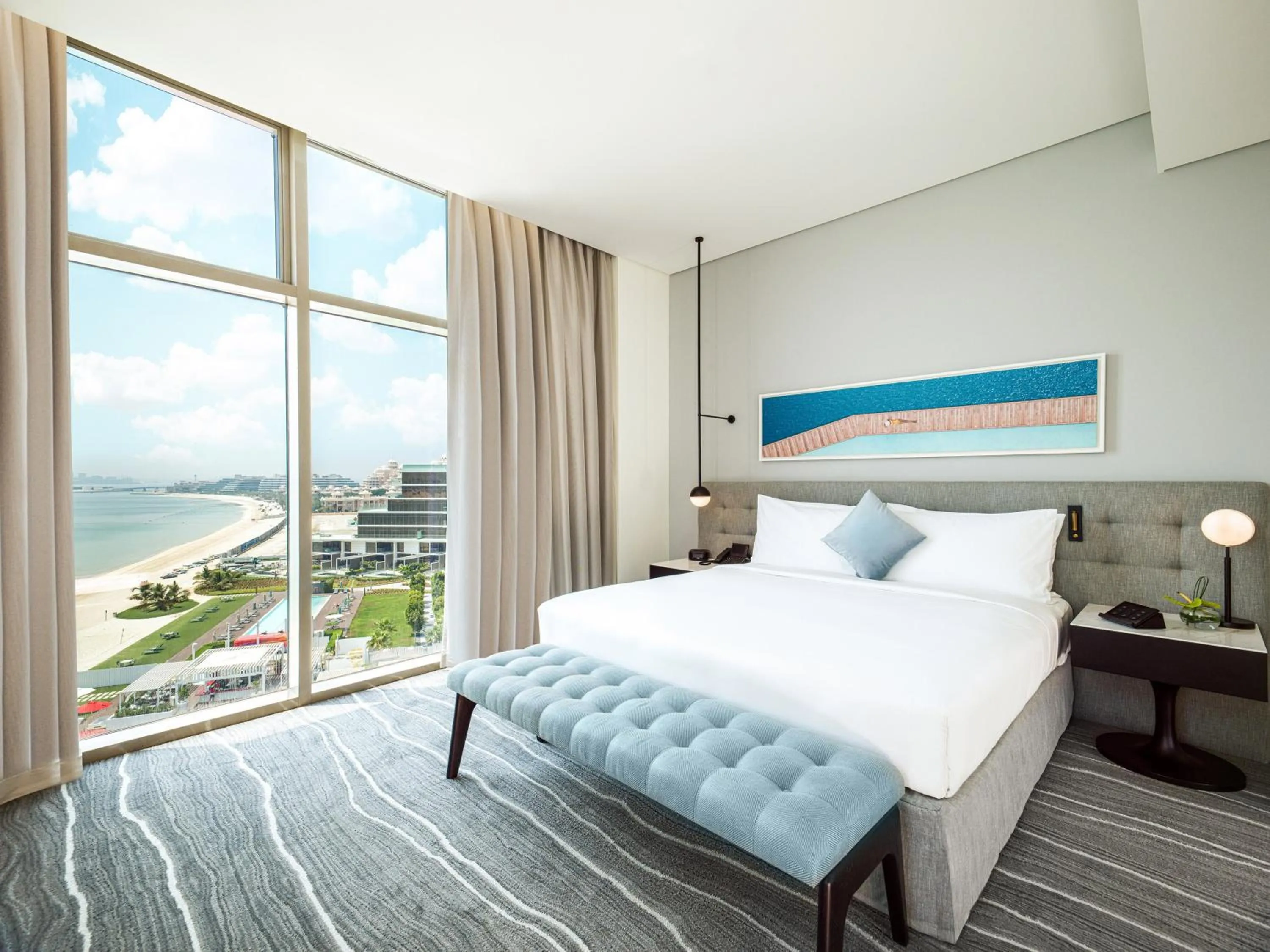 Photo of the whole room, Bed in Th8 Palm Dubai Beach Resort Vignette Collection, an IHG hotel