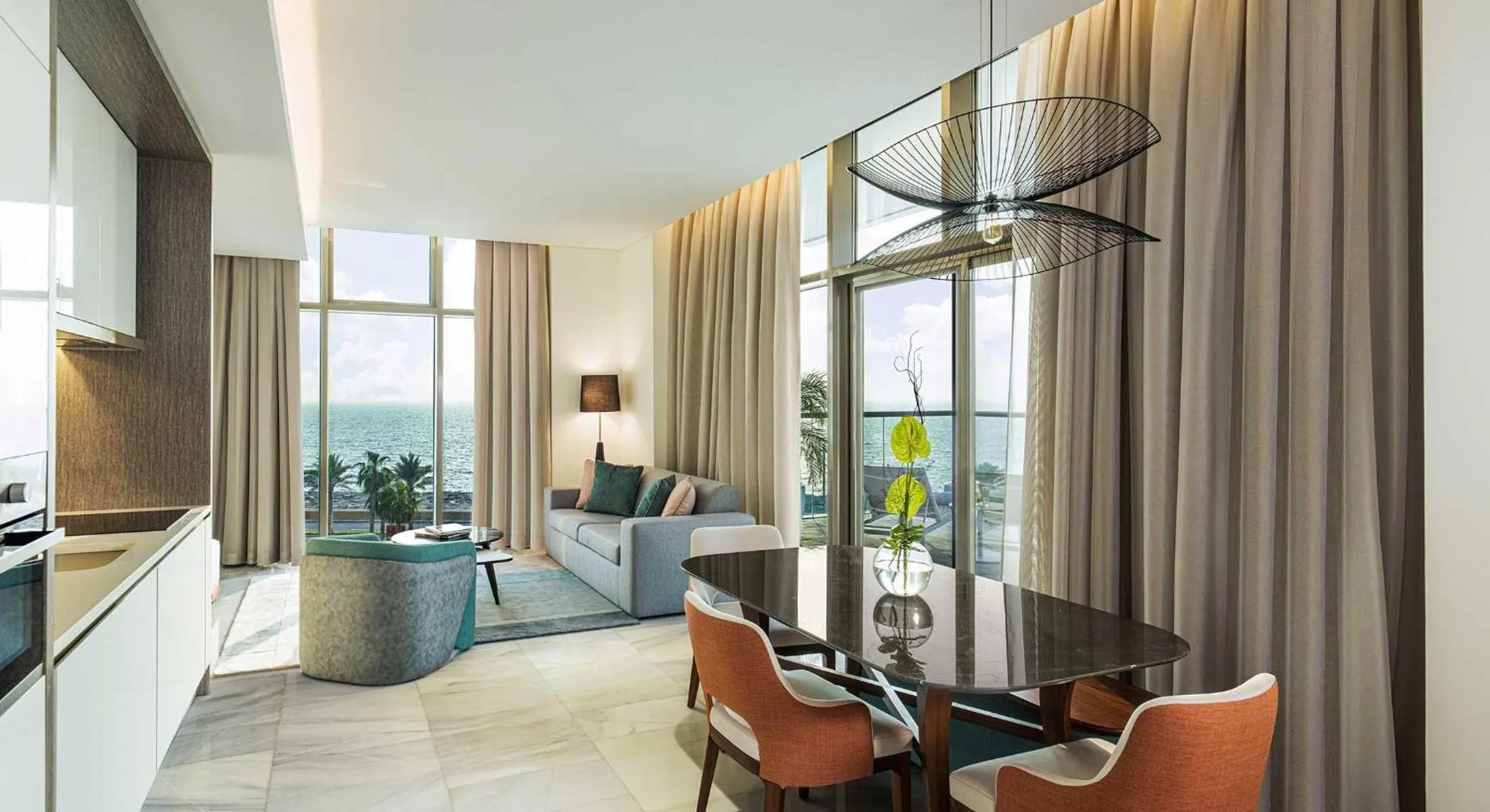 Photo of the whole room in Th8 Palm Dubai Beach Resort, Vignette Collection by IHG