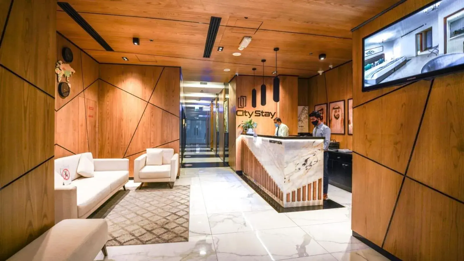 Lobby or reception in City Stay Residences - Serviced Apartments Al Barsha Lobby or reception in City Stay Residences - Serviced Apartments Al Barsha
