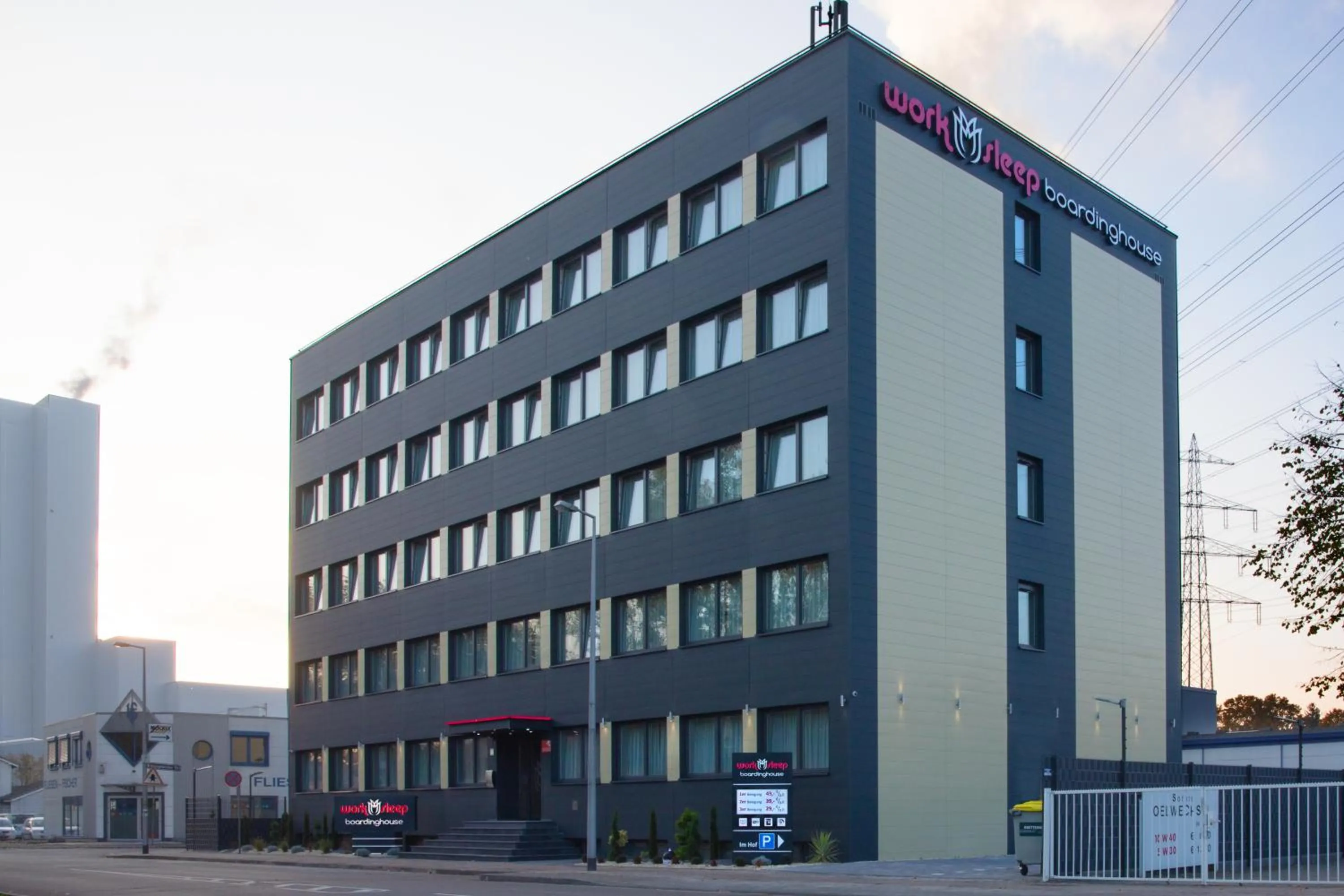 Property building in Work & Sleep Boardinghouse Mannheim