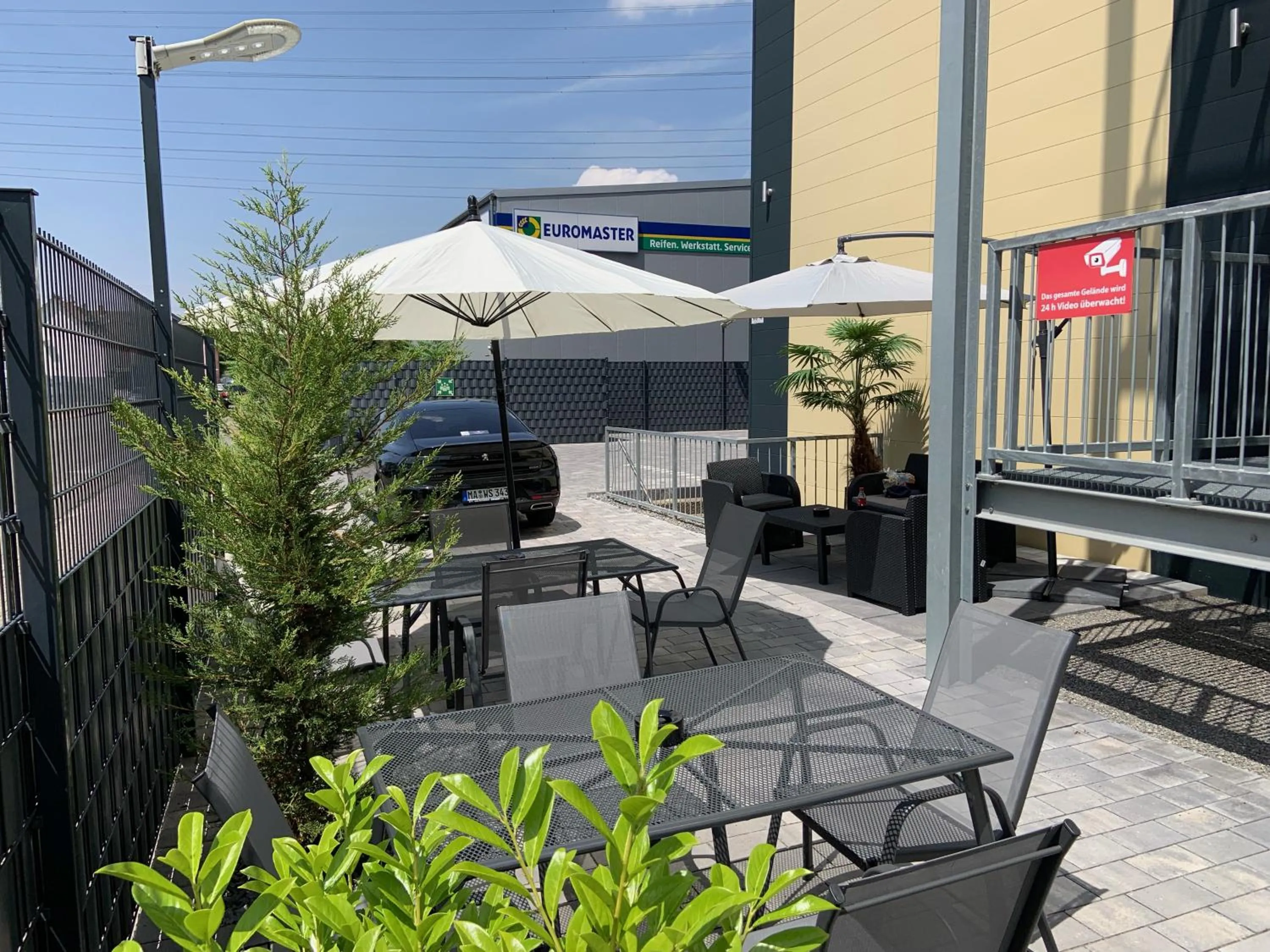 Garden in Work & Sleep Boardinghouse Mannheim