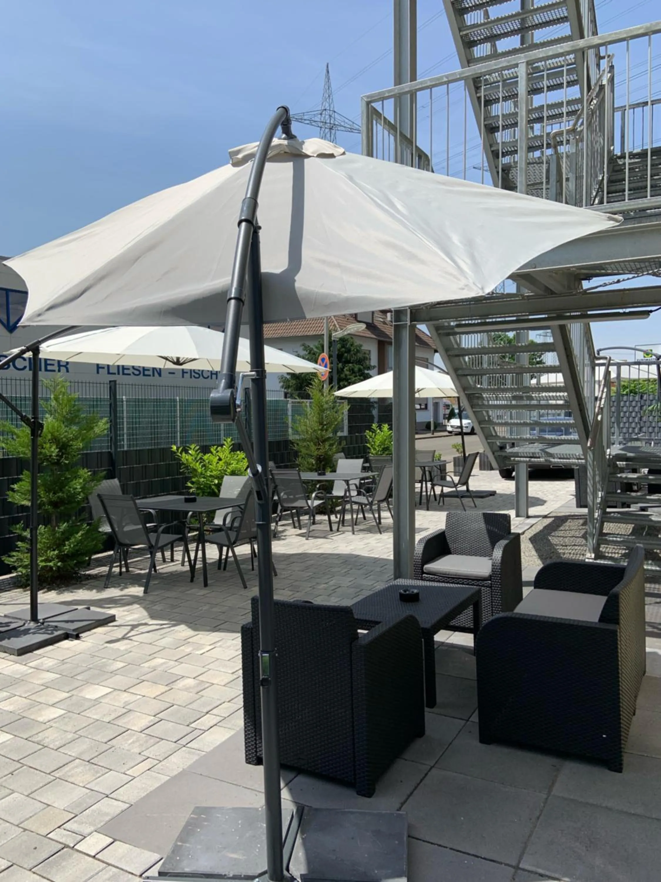 Garden in Work & Sleep Boardinghouse Mannheim