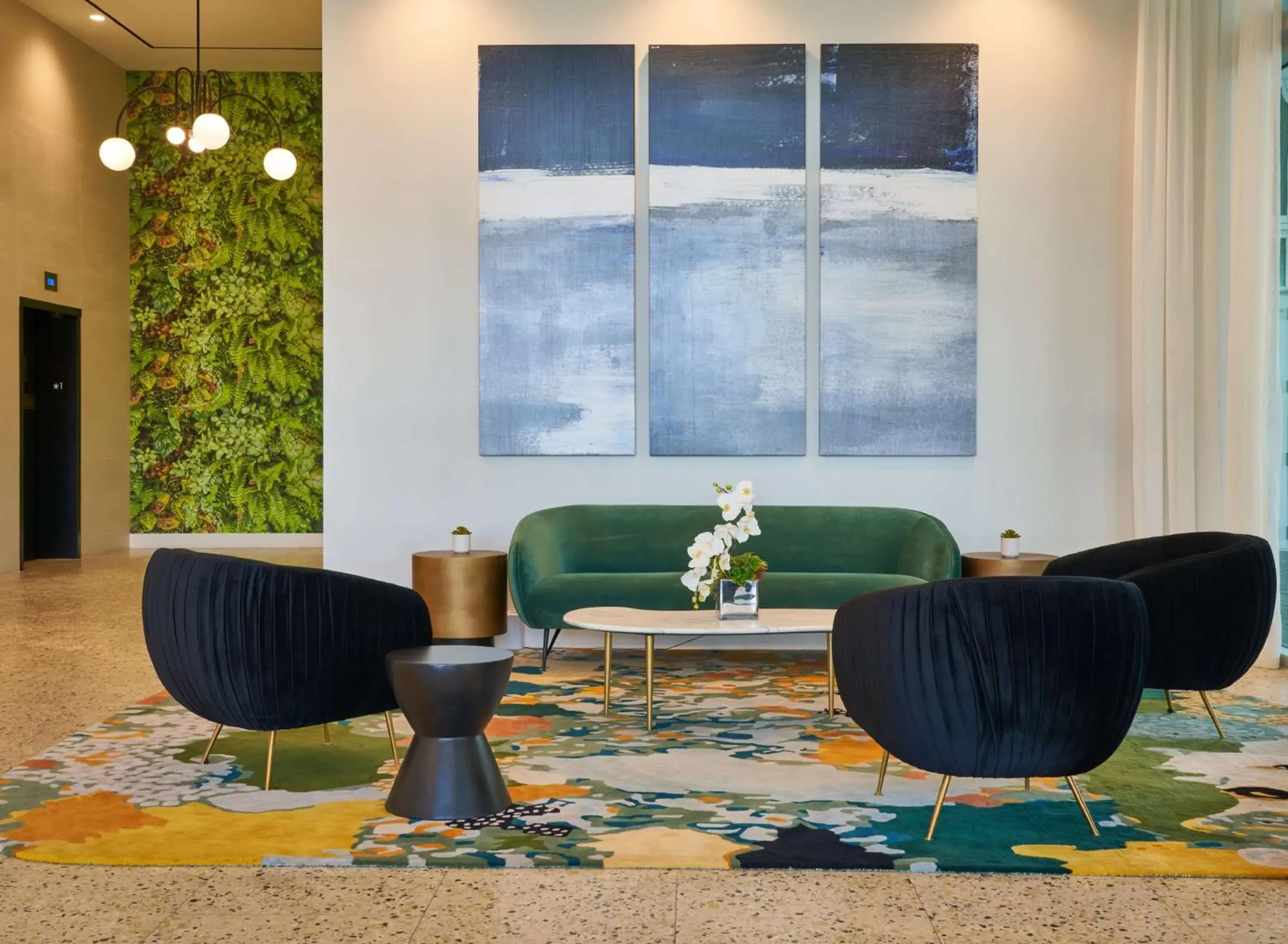 Lobby or reception in SERENA Hotel Aventura Miami, Tapestry Collection by Hilton Lobby or reception in SERENA Hotel Aventura Miami, Tapestry Collection by Hilton
