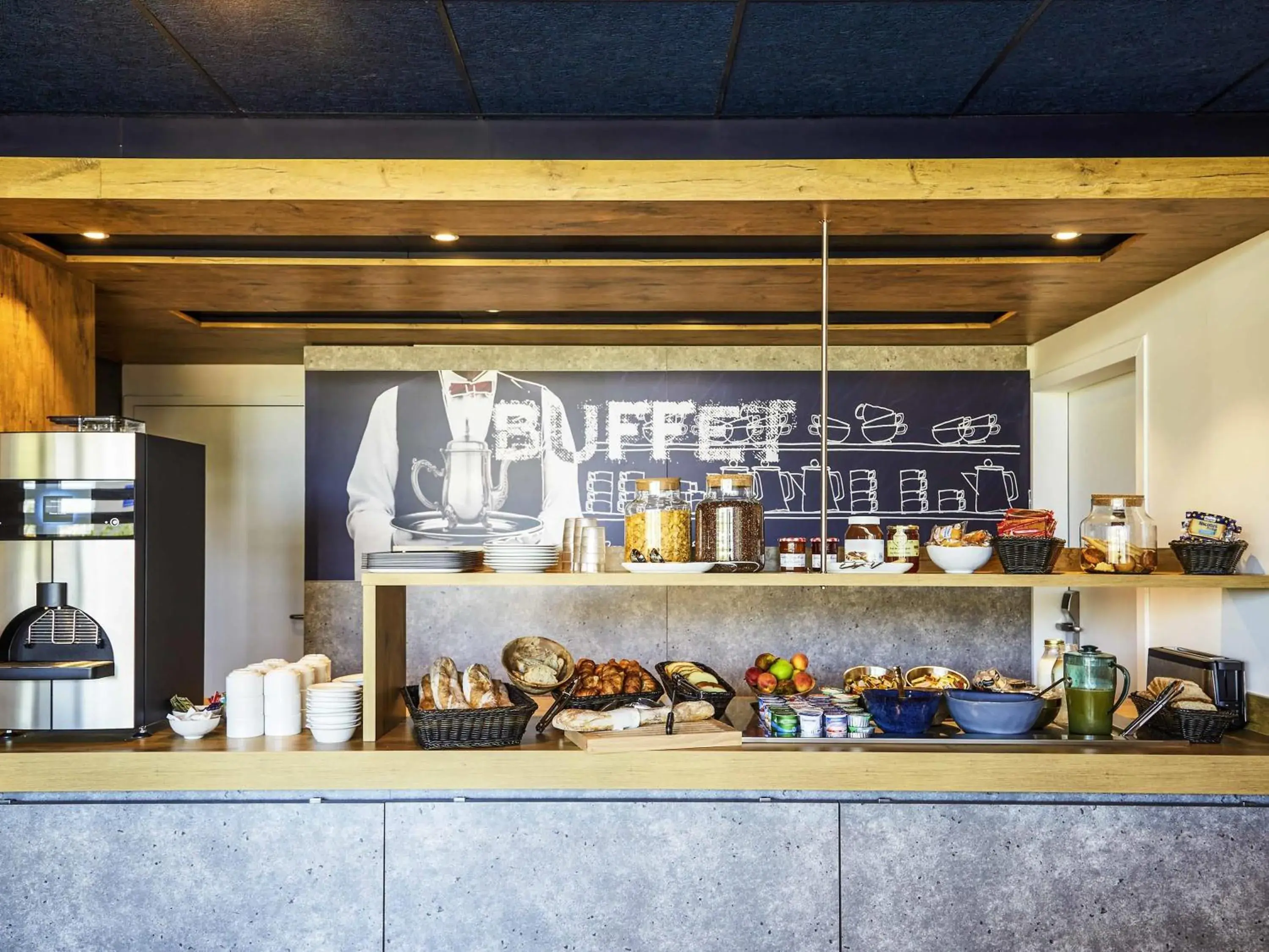 Breakfast in Ibis Budget Montpellier Aéroport Parc Des Expos Breakfast in Ibis Budget Montpellier Aéroport Parc Des Expos