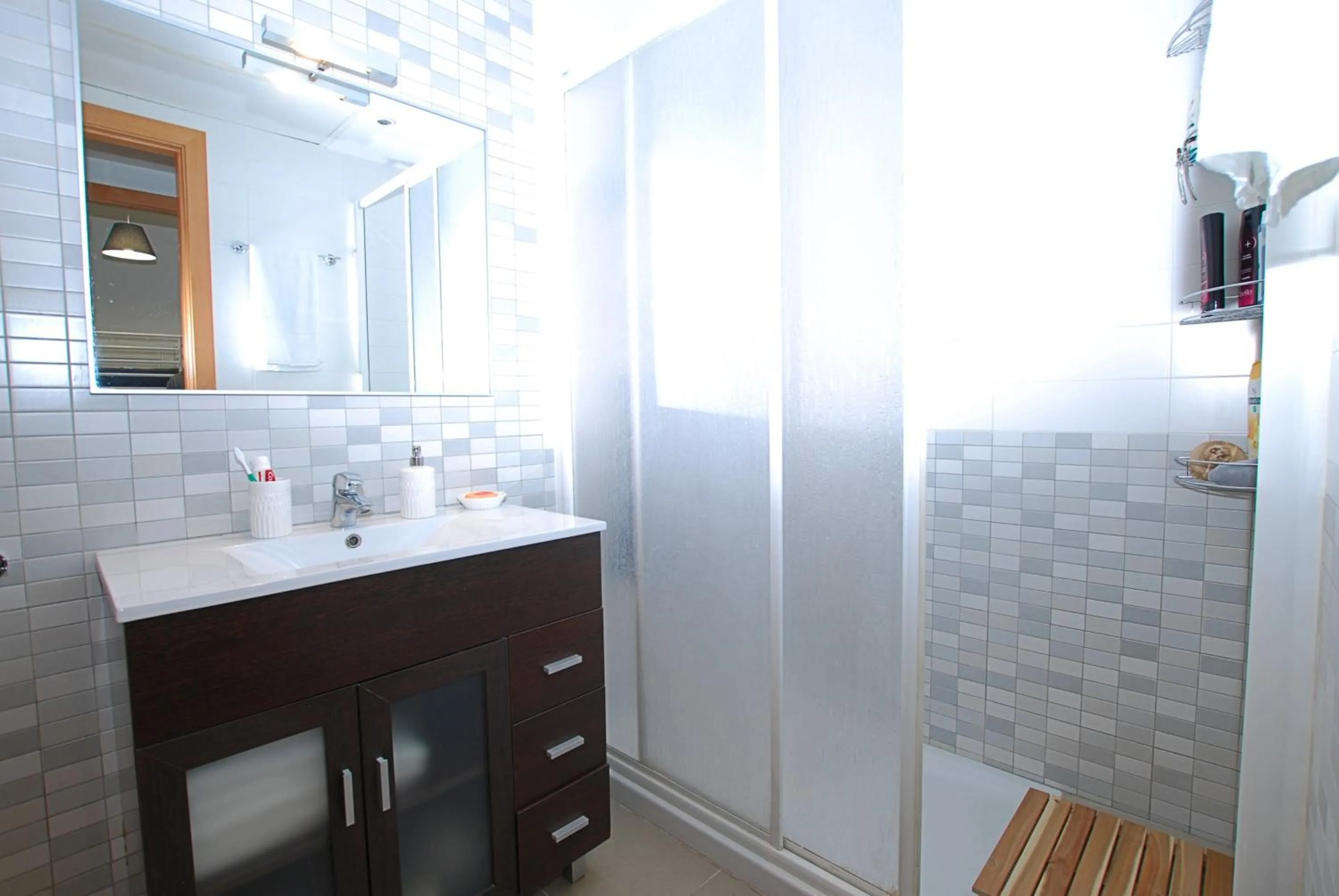 Bathroom in Petit niu · Petit niu · Apartamento AC - 3 min de la playa