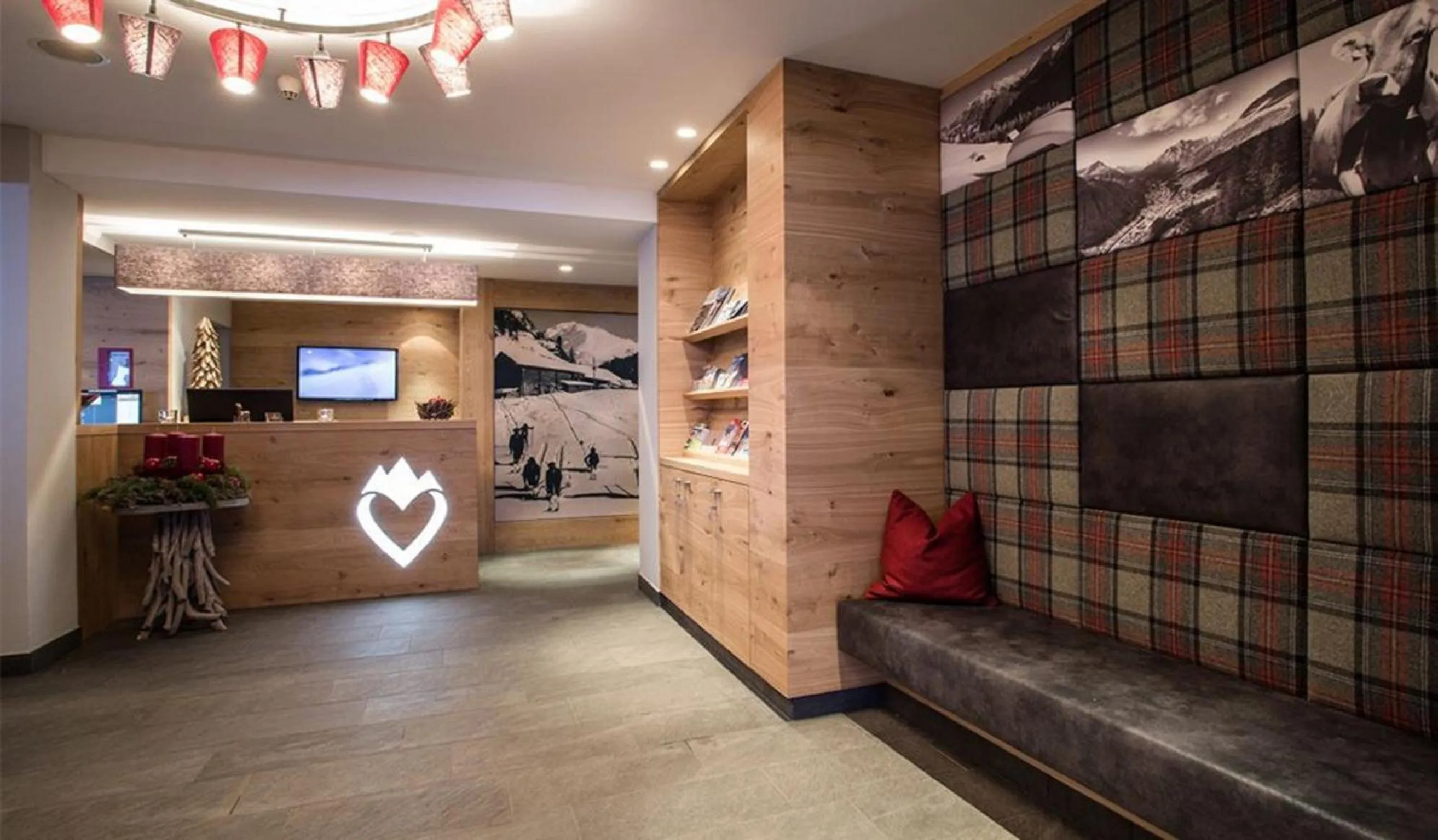 Lobby or reception in Hotel Valentin