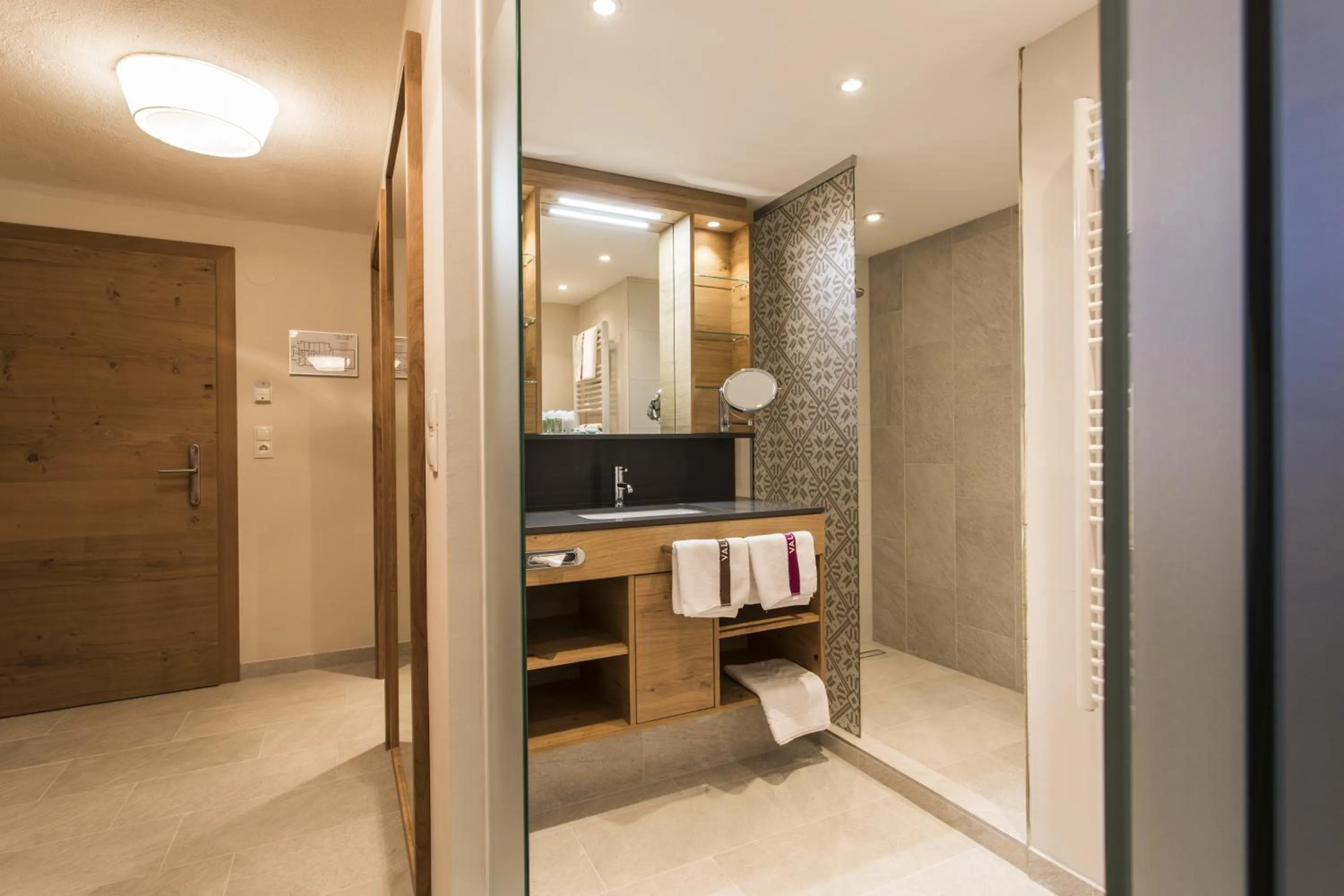 Bathroom in Hotel Valentin