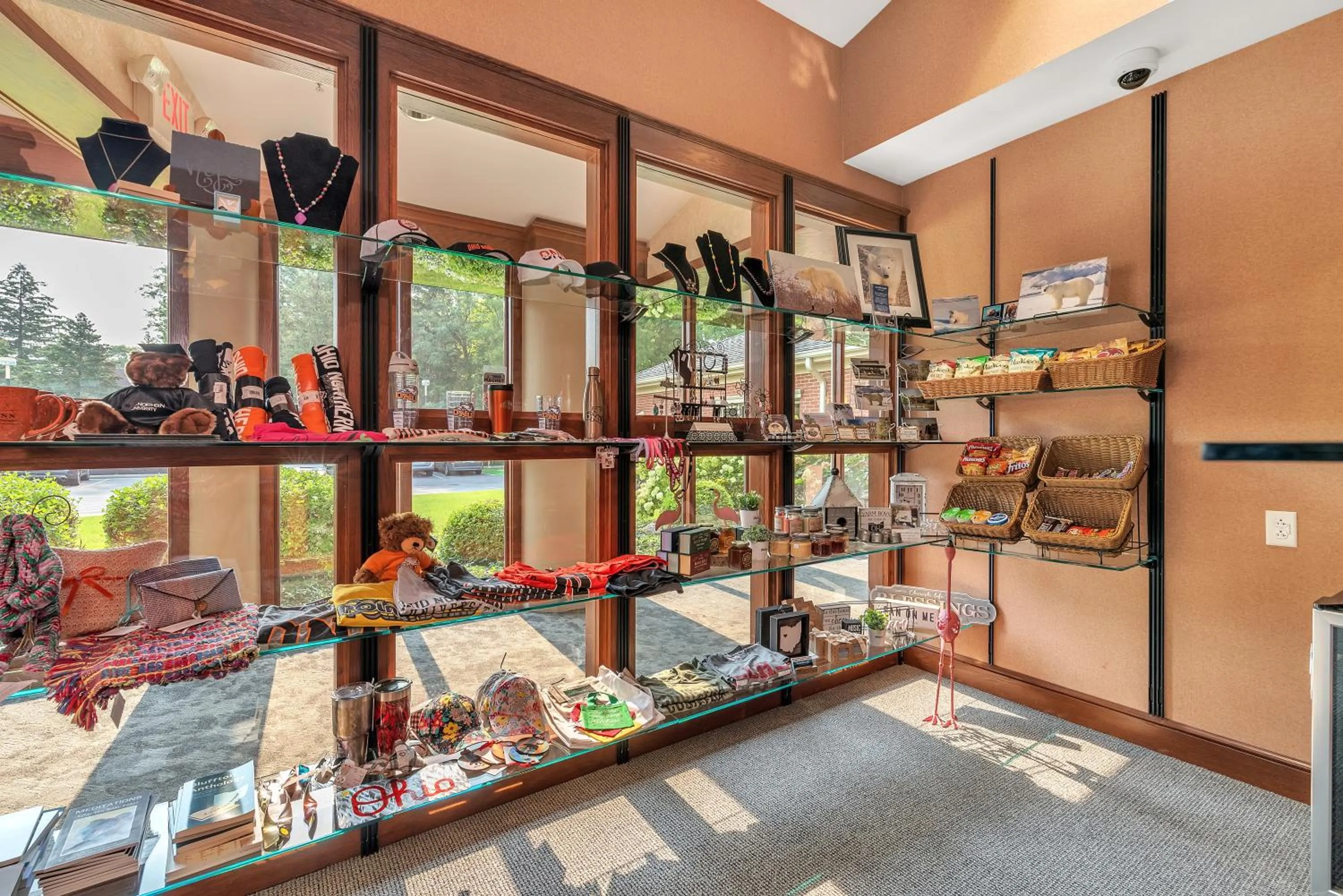 On-site shops in The Inn at Ohio Northern University