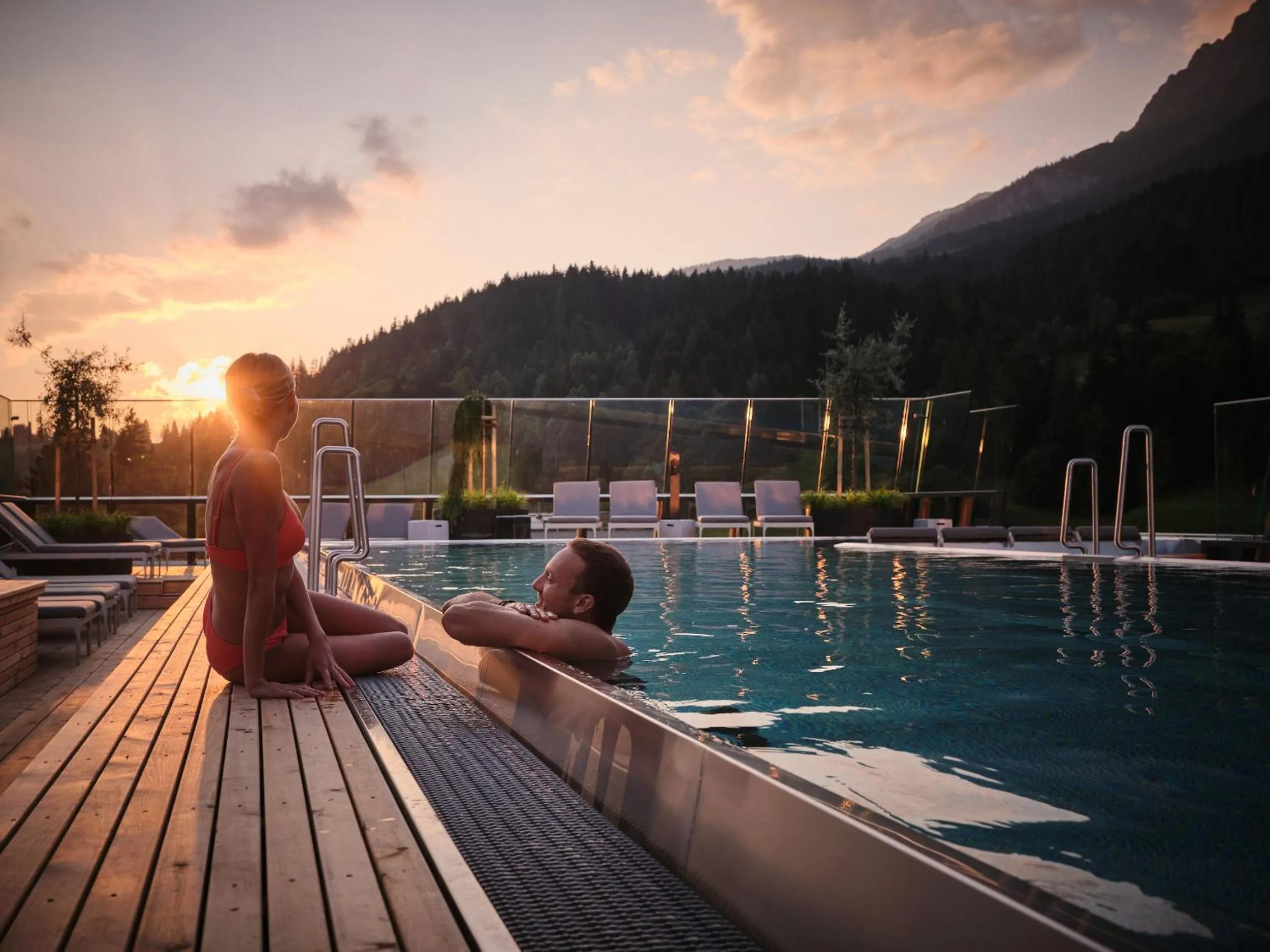 Swimming pool in Hotel Salzburger Hof Leogang