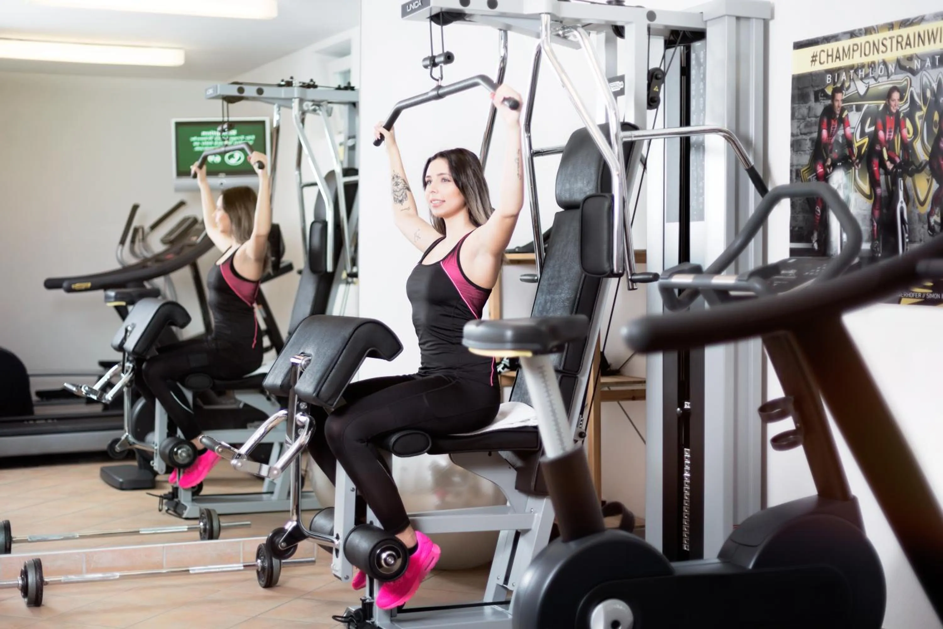 Fitness centre/facilities in Business-Hotel Stockinger