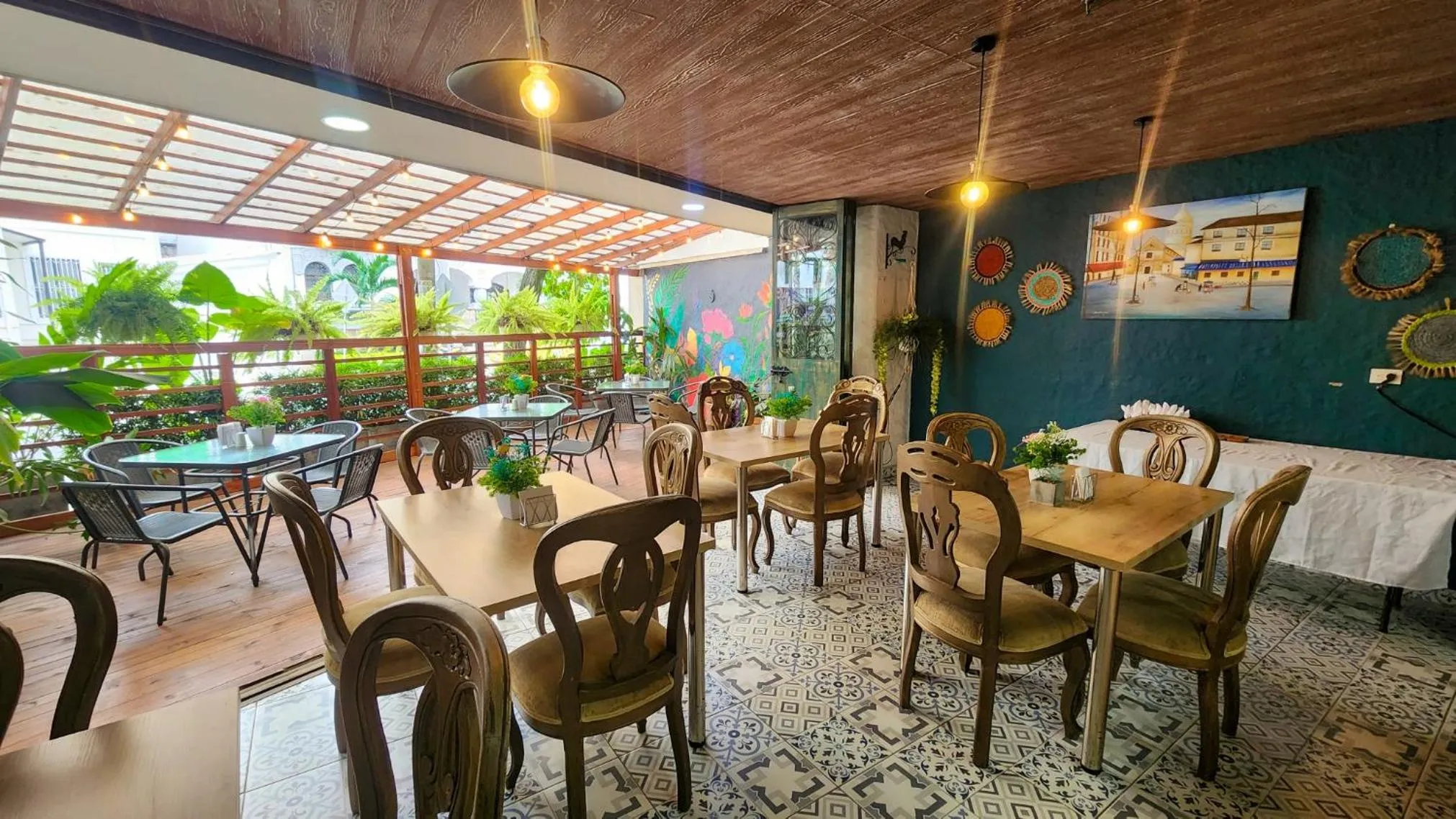 Balcony/Terrace in Casa del Hidalgo Hotel Cali Centenario