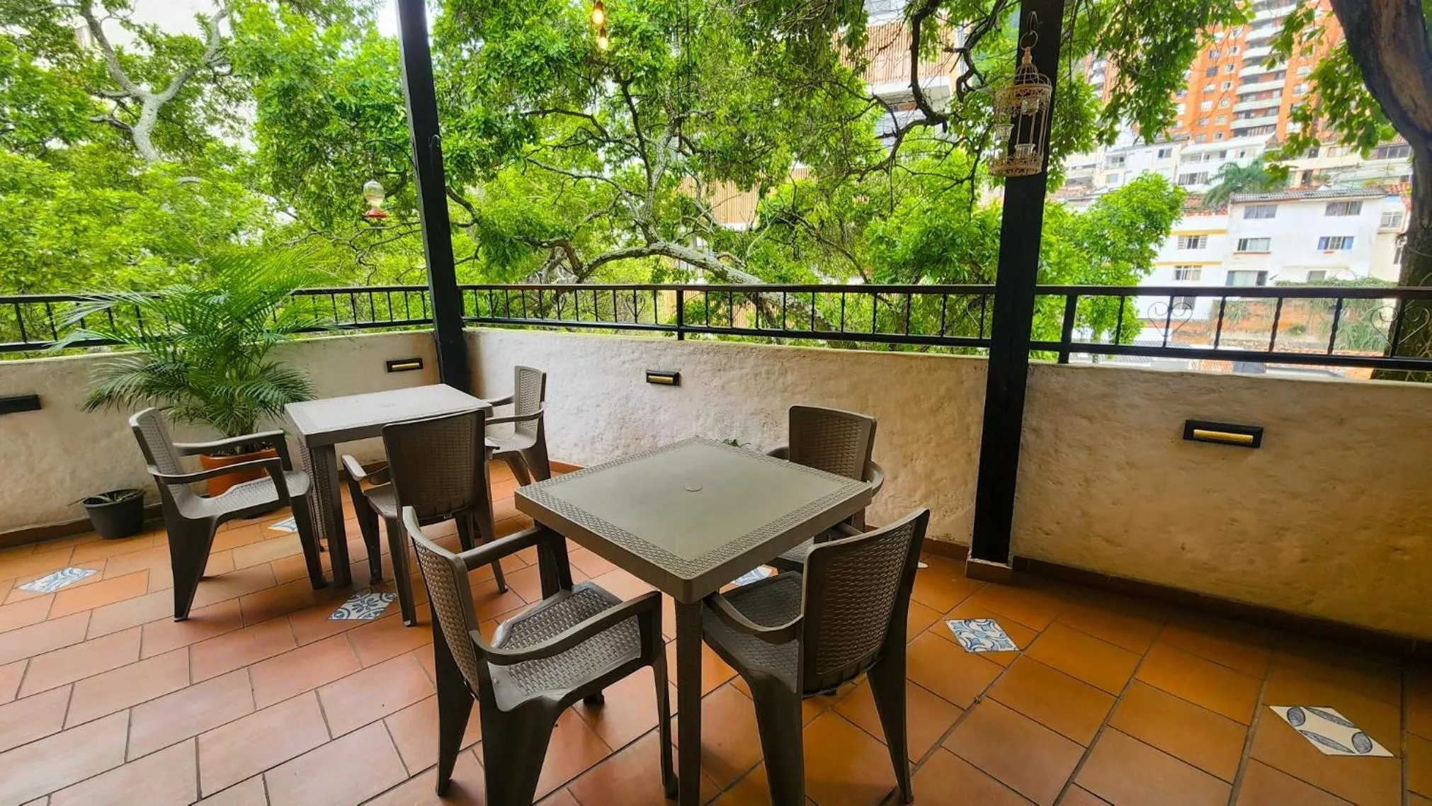 Balcony/Terrace in Casa del Hidalgo Hotel Cali Centenario