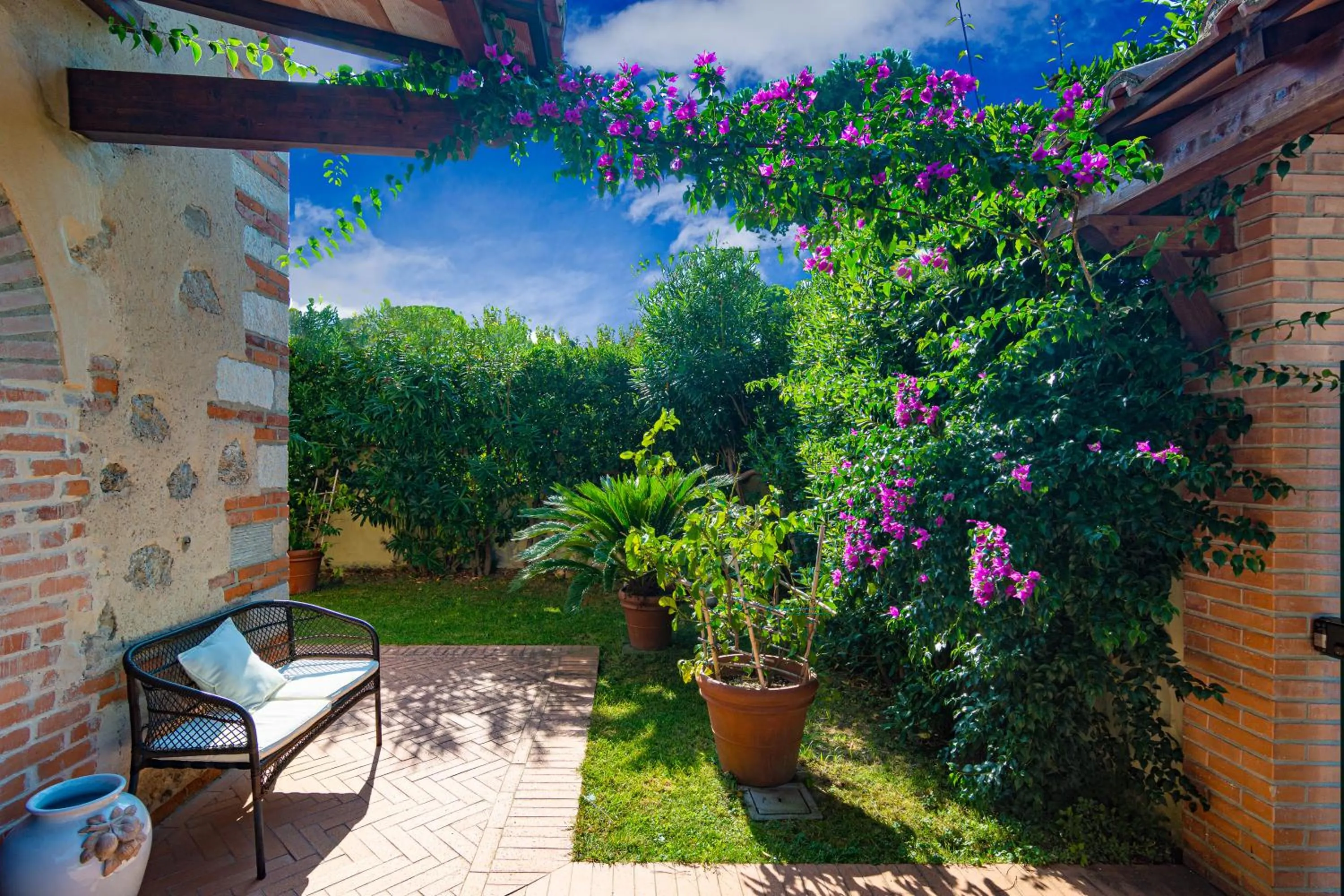 Garden in Villa Il Fortino