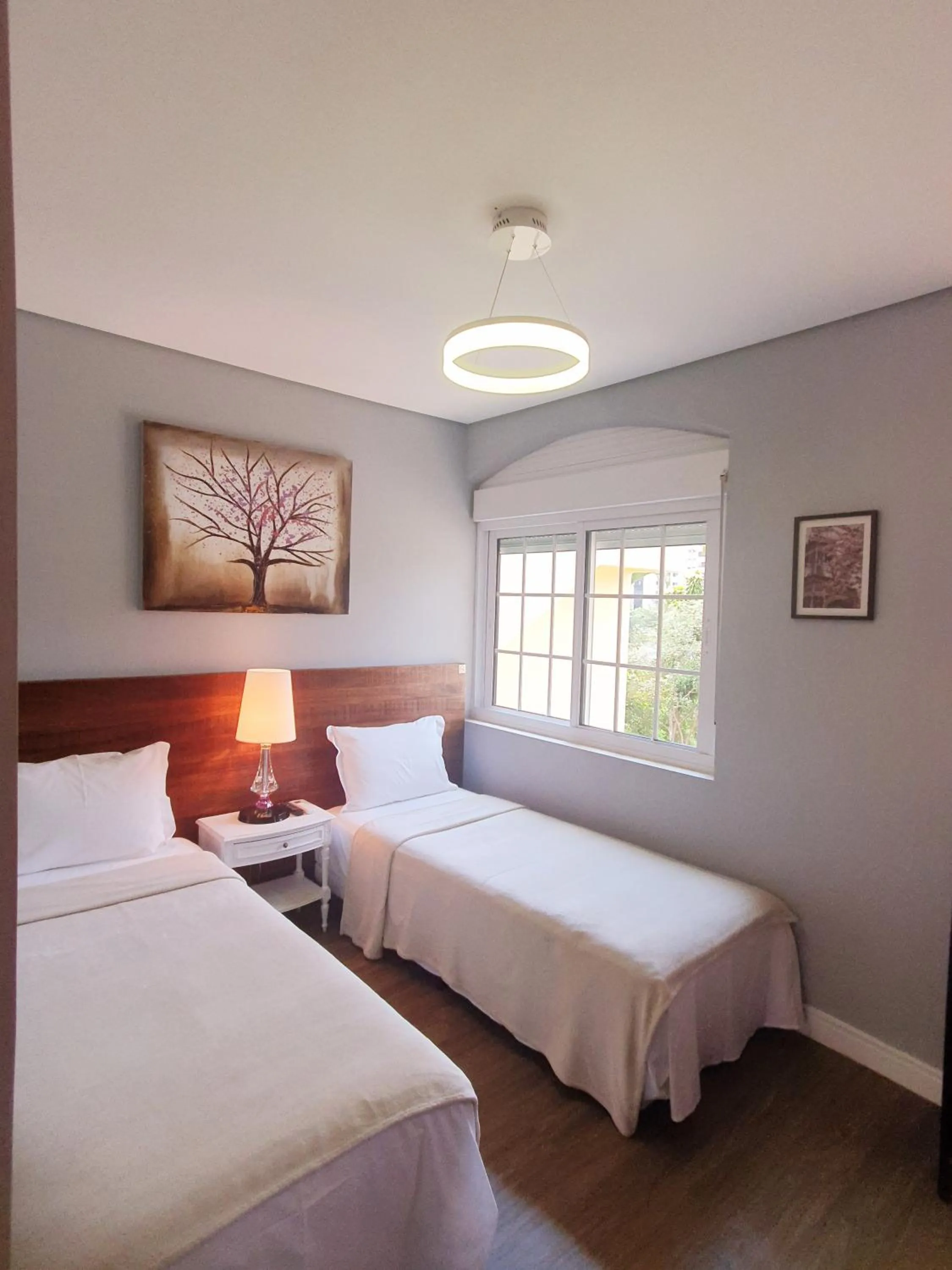 Bed in Hotel Pousada Pacaembu