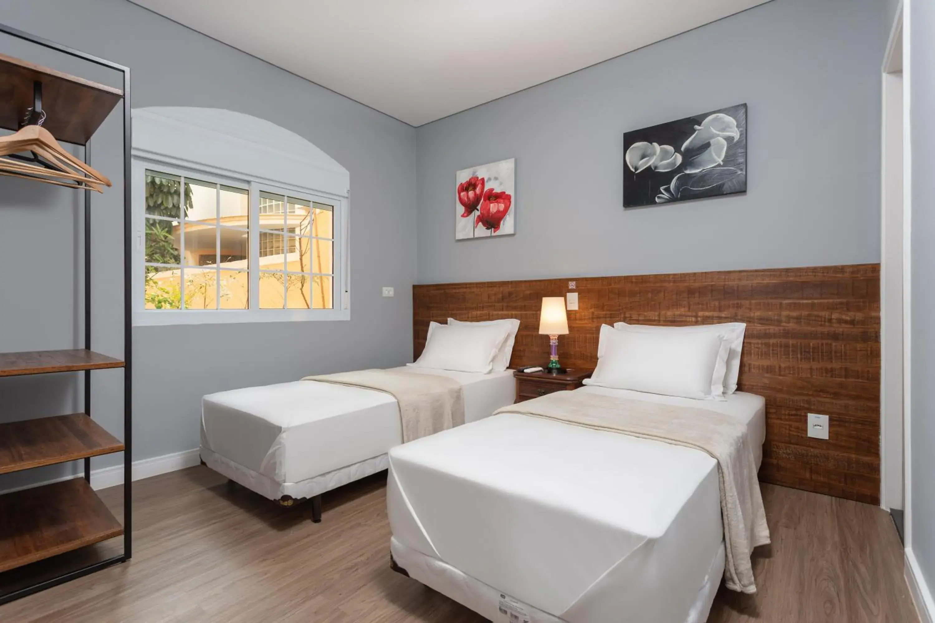 Twin Room with Private Bathroom in Hotel Pousada Pacaembu Twin Room with Private Bathroom in Hotel Pousada Pacaembu